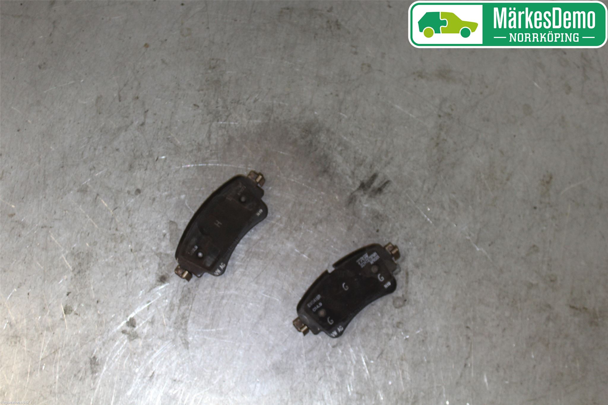 Audi A4/S4 B9 16-19 Bremsebelegg Bak