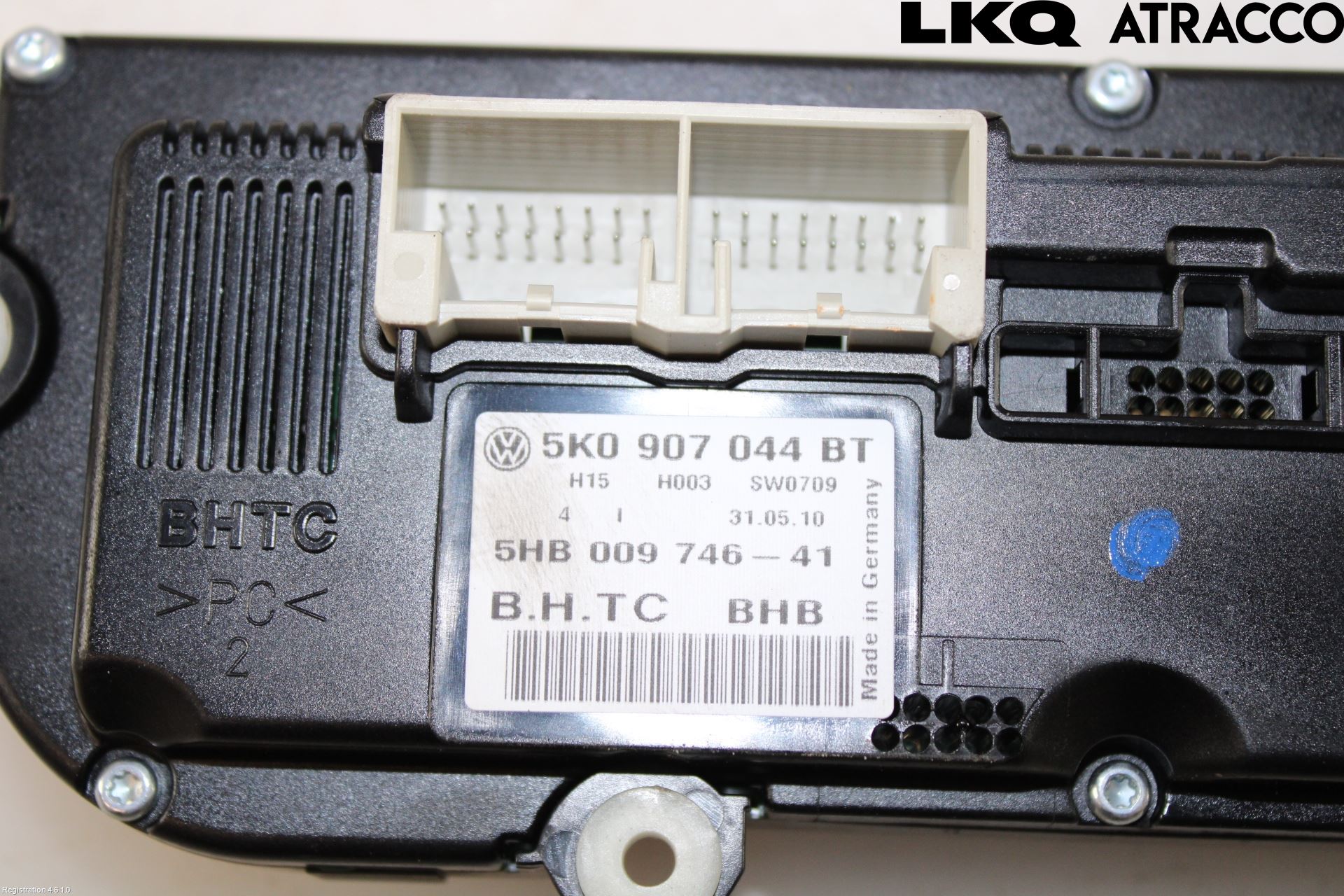 Volkswagen VW PASSAT CC 08-16 Varmeapparat Panel(Regulering)