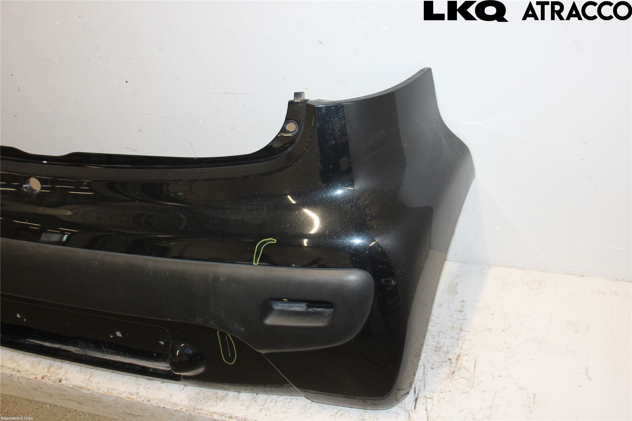 Citroen C1 06-13 Støtfanger Bak Overtrekk