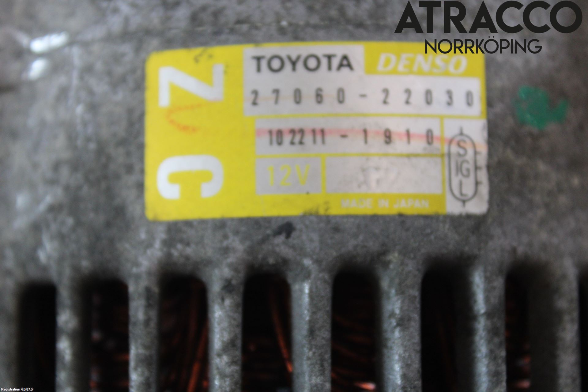 Toyota COROLLA 02-07 Dynamo