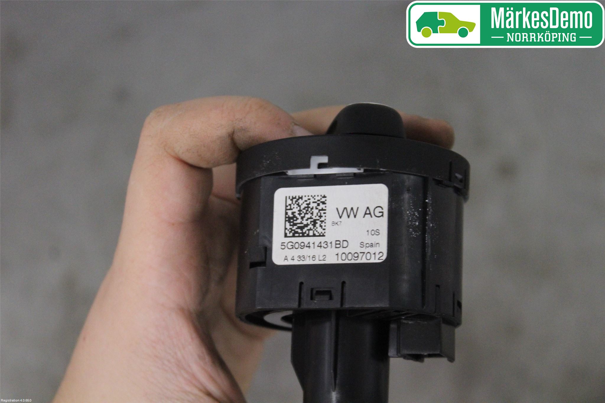Volkswagen VW GOLF / E-GOLF VII 13-20 Bryter Hovedlys