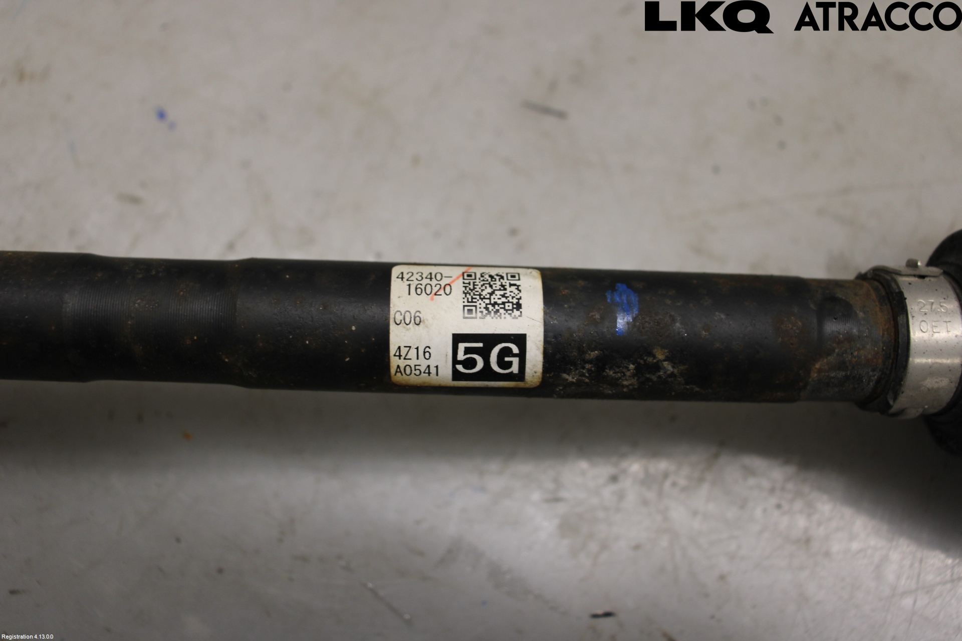 Toyota COROLLA CROSS XG10 22- Drivaksel Bak Kompl Venstre
