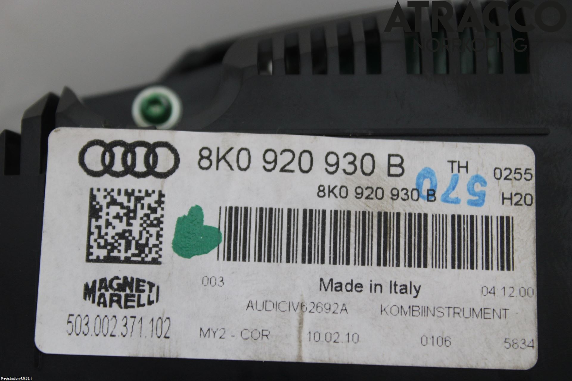 Audi A4/S4 08-11 Instr Kombinert