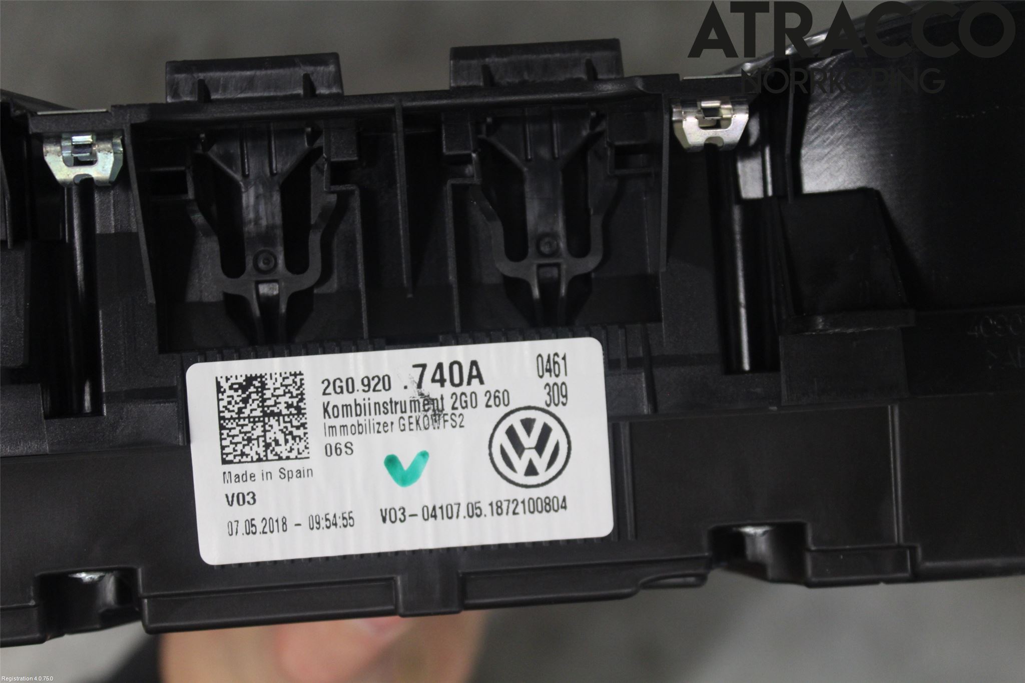 Volkswagen VW POLO VI 18->> Instr Kombinert