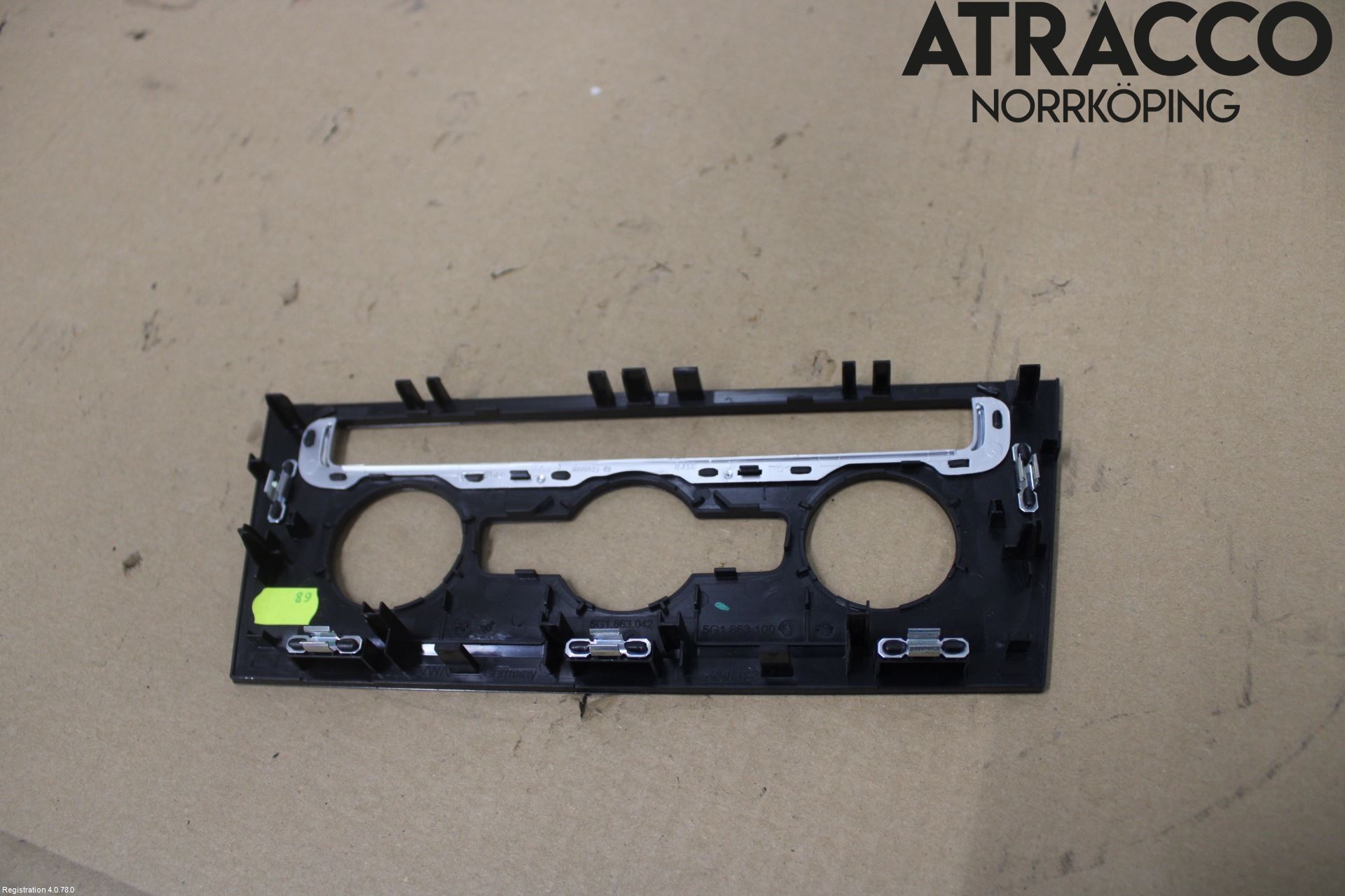 Volkswagen VW GOLF / E-GOLF VII 13-20 Innr Radio Ramme