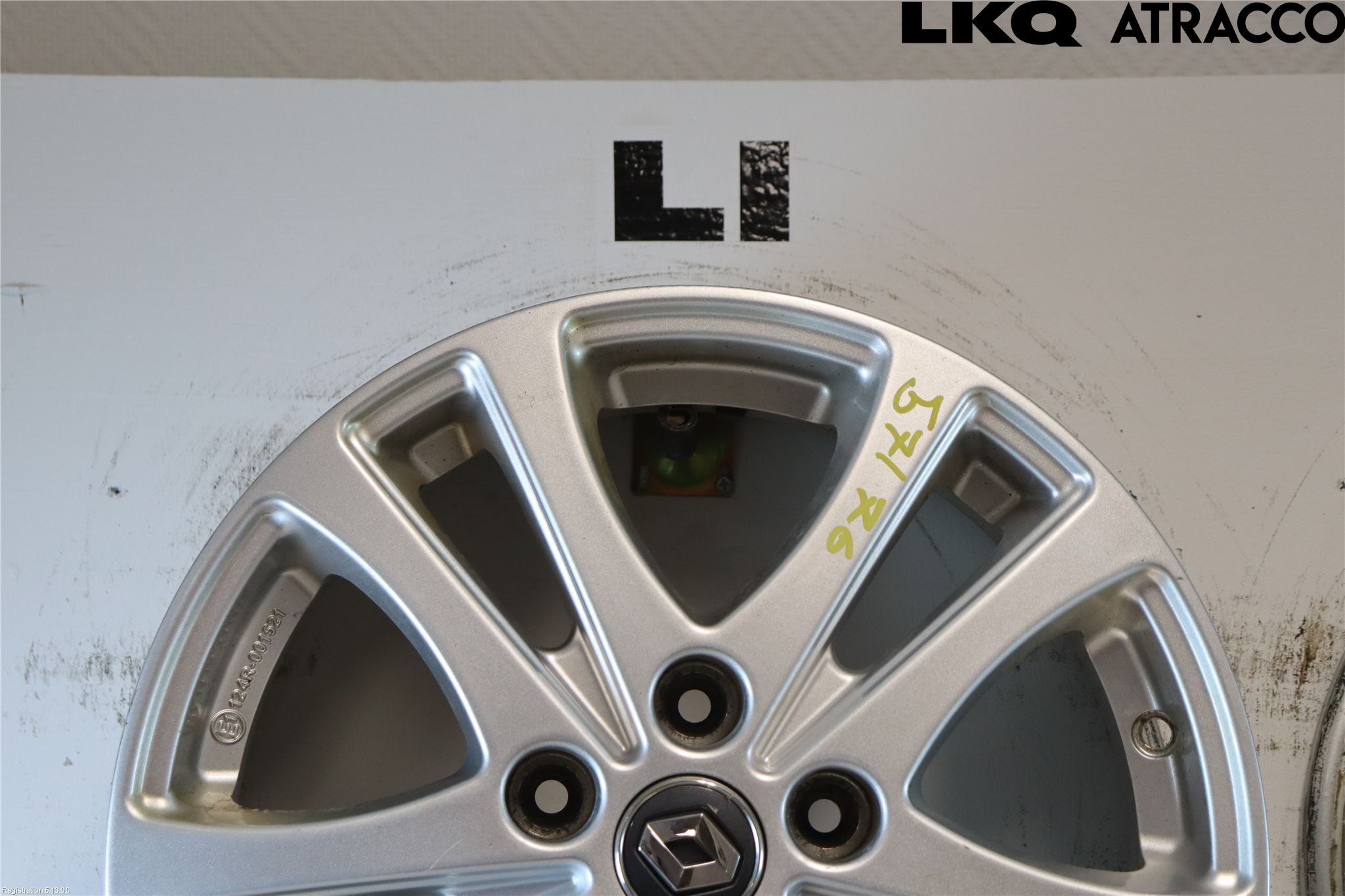 Renault MEGANE III 09-15 Felg Aluminium Sett 4Stk