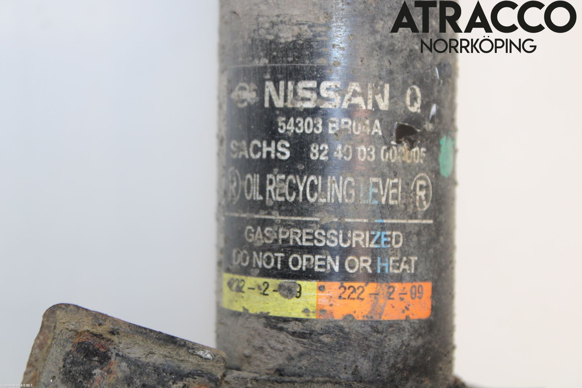 Nissan QASHQAI 10-14 Fjærbein Foran Venstre