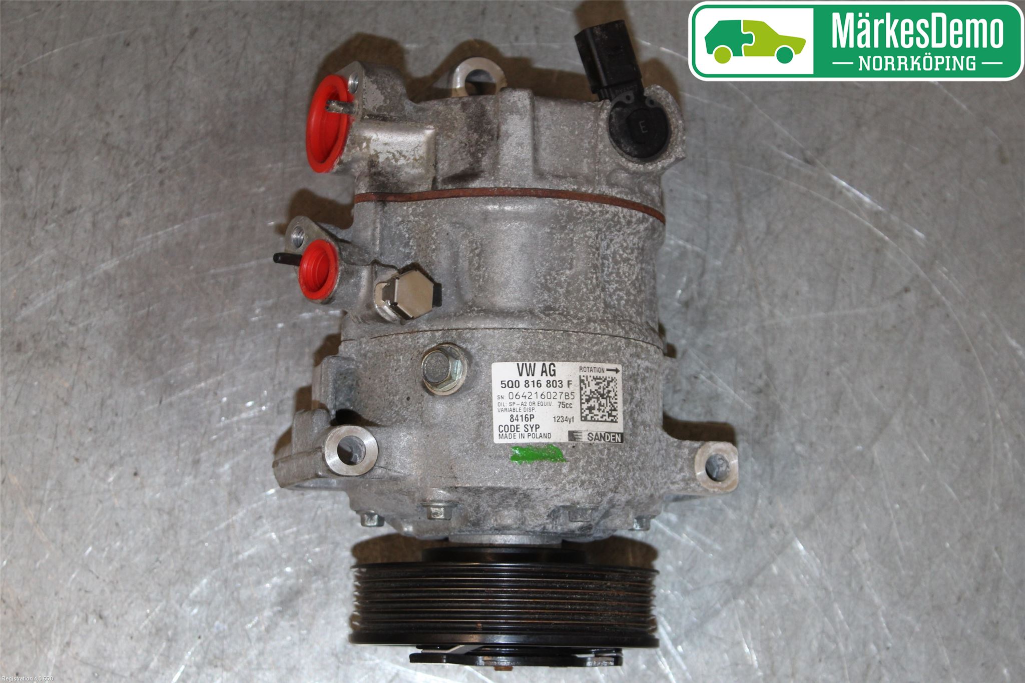Skoda FABIA 15-21 Varme Ac Kompressor