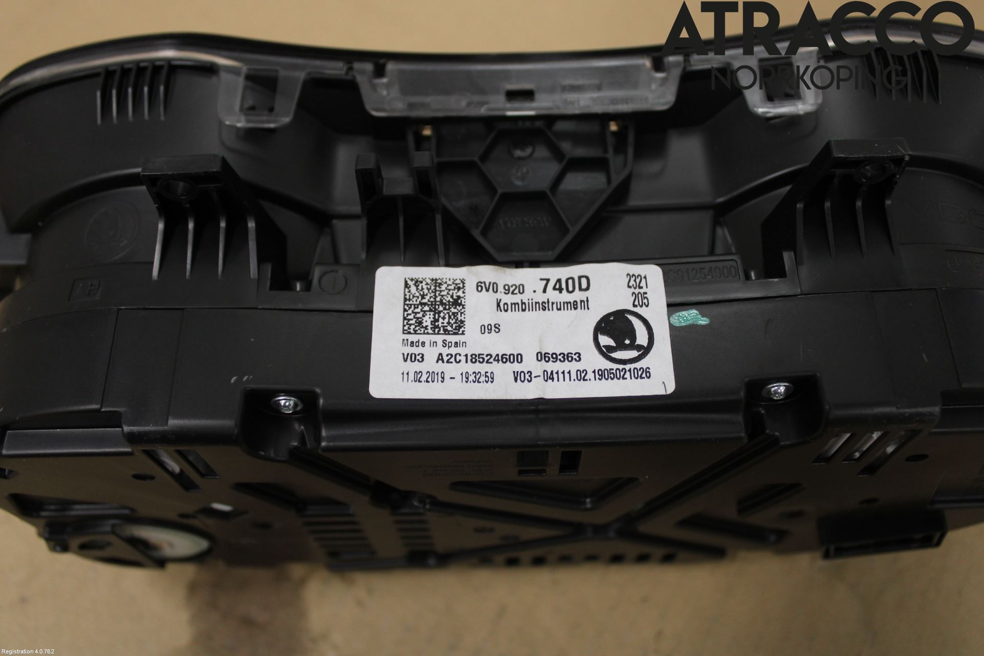 Skoda FABIA 15-21 Instr Kombinert