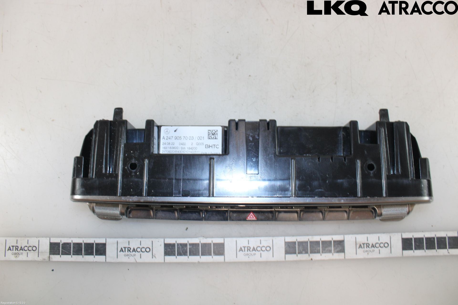 Mercedes-Benz MB EQA (H243) 21- Varmeapparat Panel(Regulering)