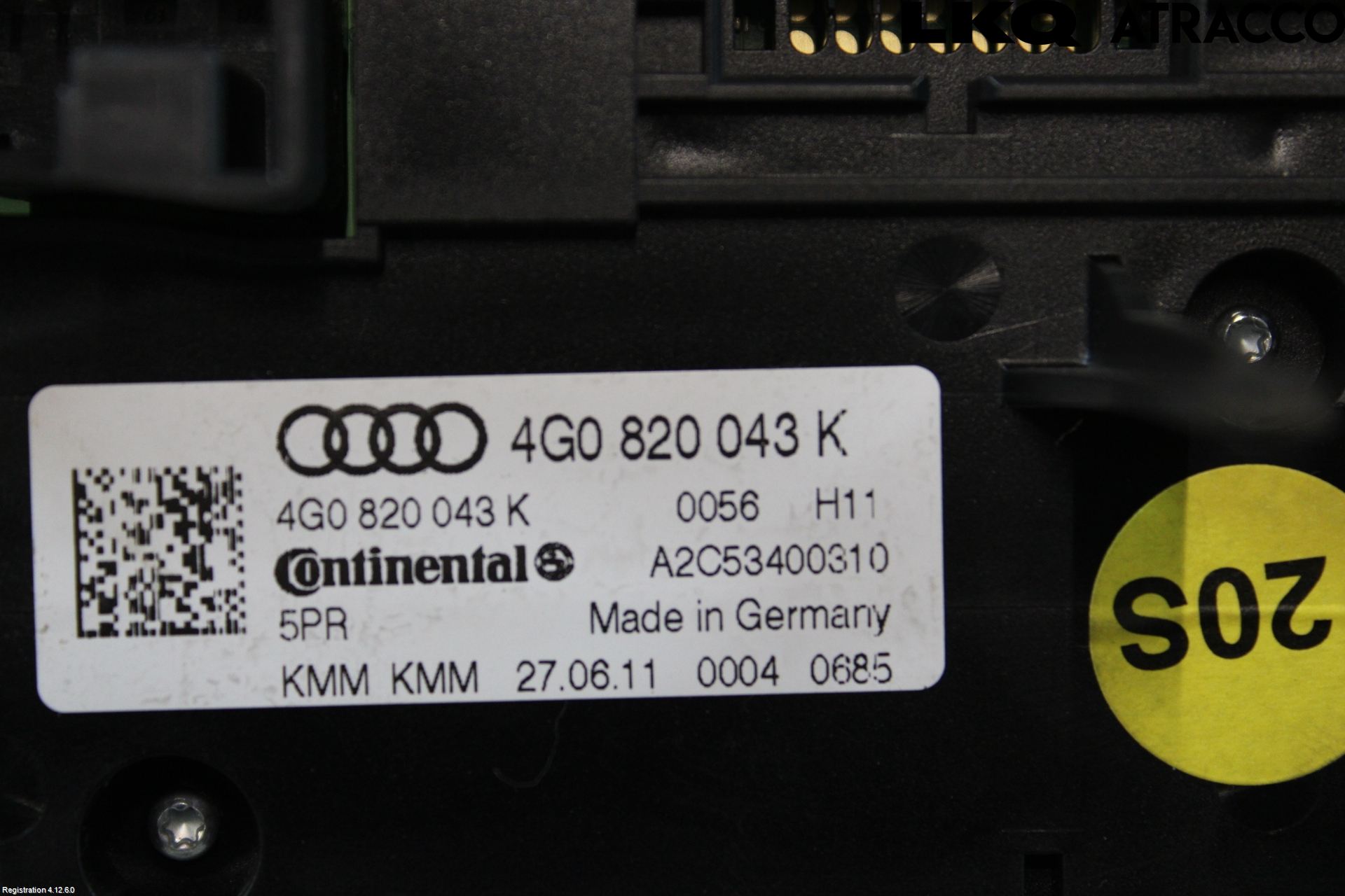 Audi A6/S6 4G 11-18 Varmeapparat Panel(Regulering)