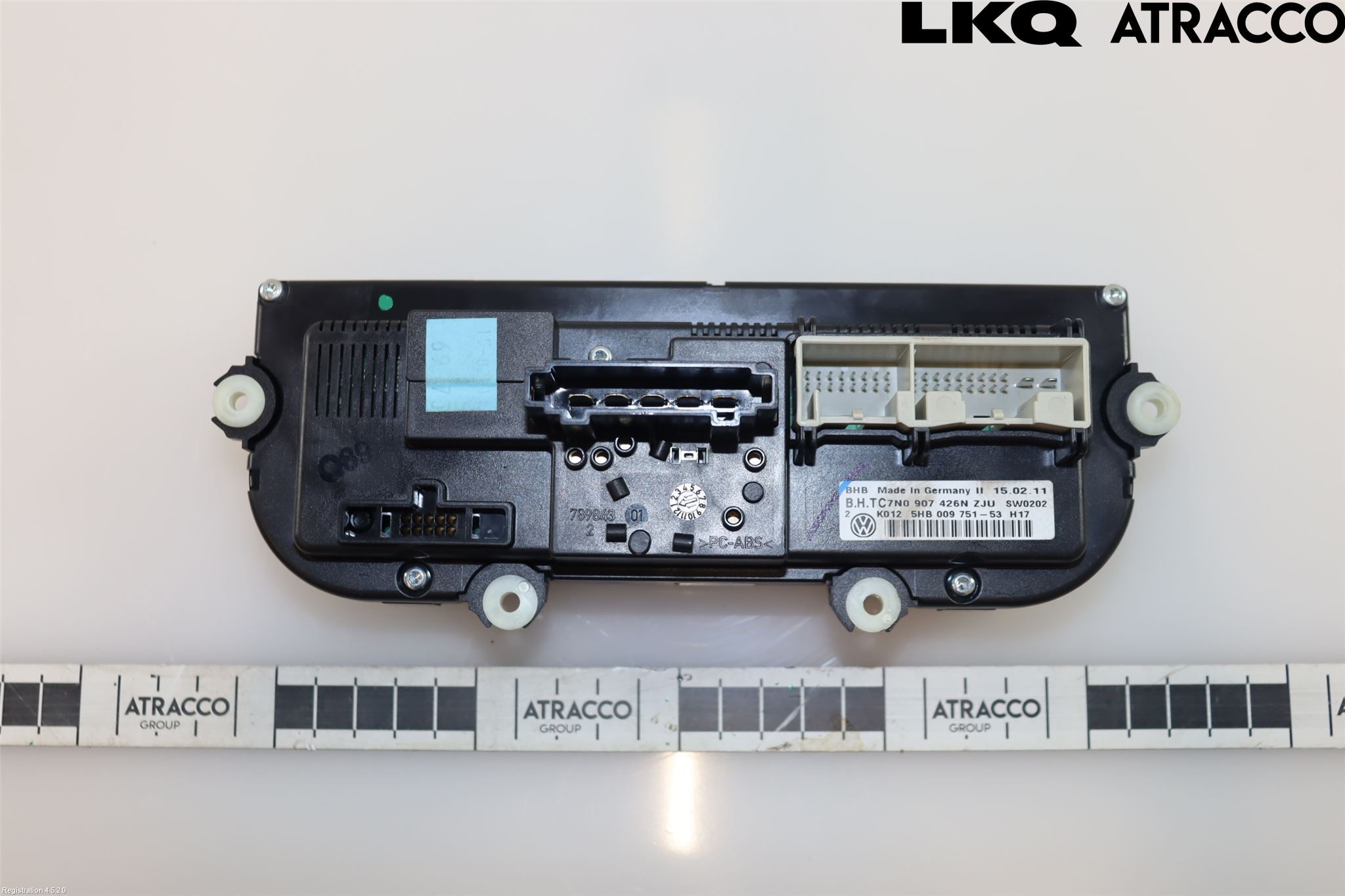 Volkswagen VW CADDY 11-15 Varmeapparat Panel(Regulering)
