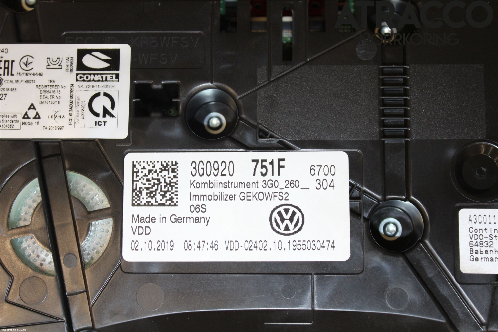 Volkswagen VW PASSAT 20-24 Instr Kombinert