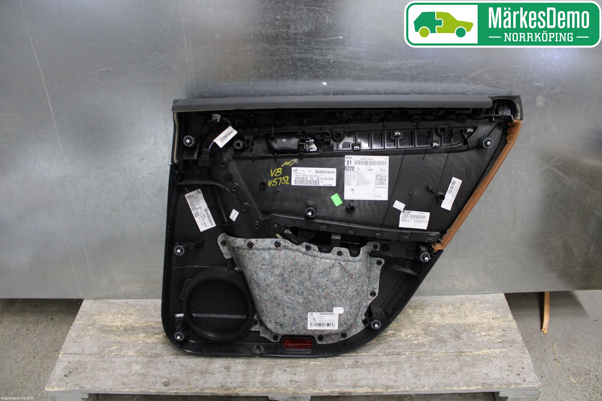 Volkswagen VW PASSAT 11-14 Innr Dørtrekk Venstre