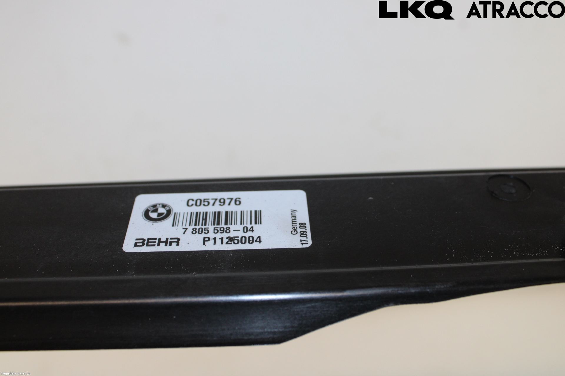 BMW 5 E60/61 Sed/Tou 02-10 Radiator Feste - Ramme - Bjelk