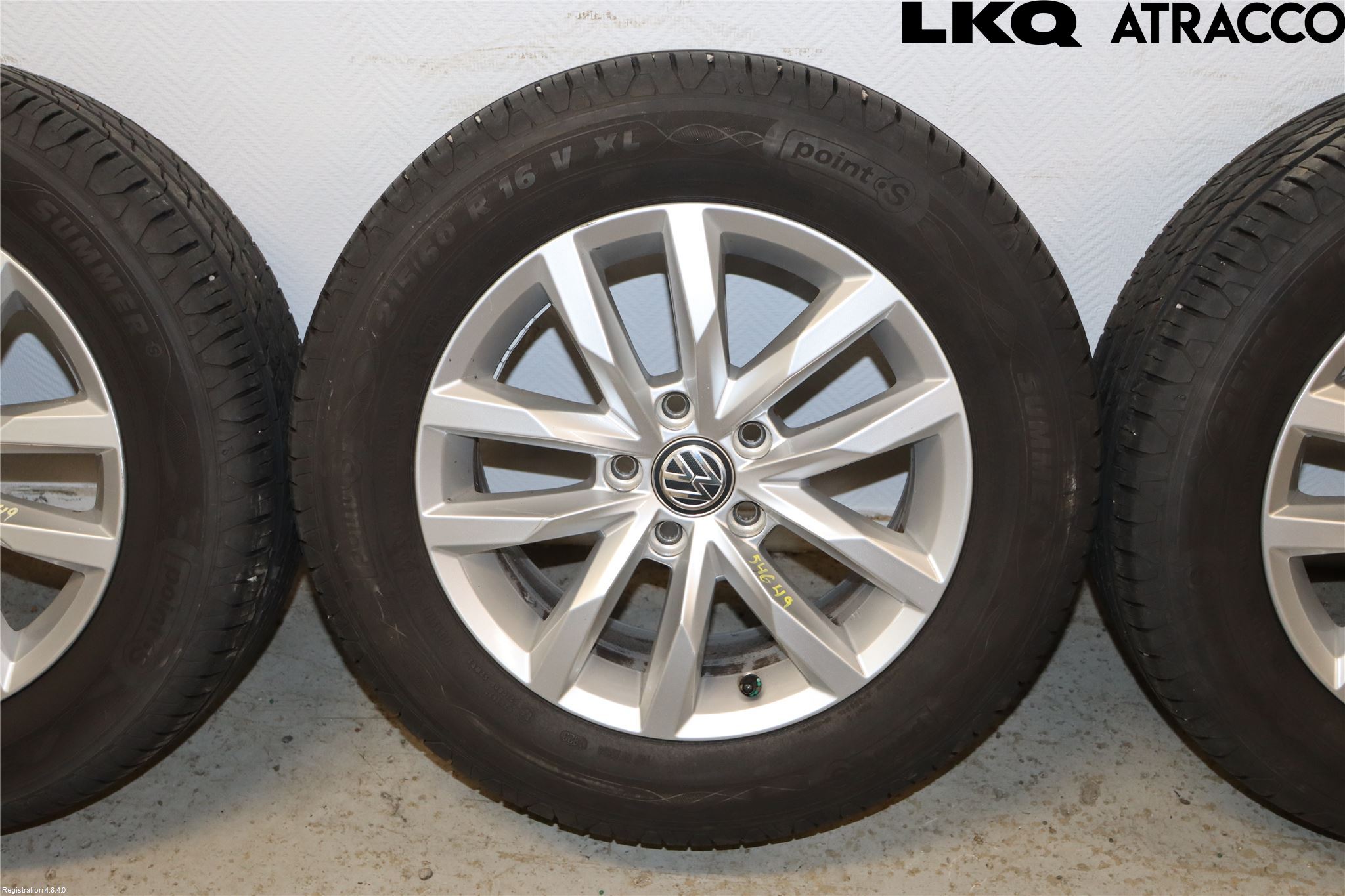 Volkswagen VW PASSAT 15-19 Dekk Sommer På Alu Felg 4Stk