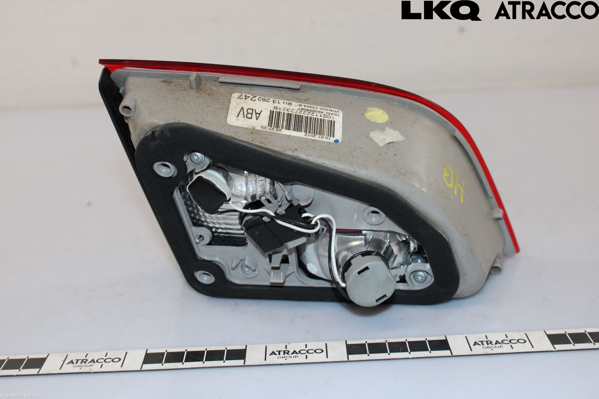 Opel ASTRA J 10-15 Baklykt Høyre  På Luke(Indre)