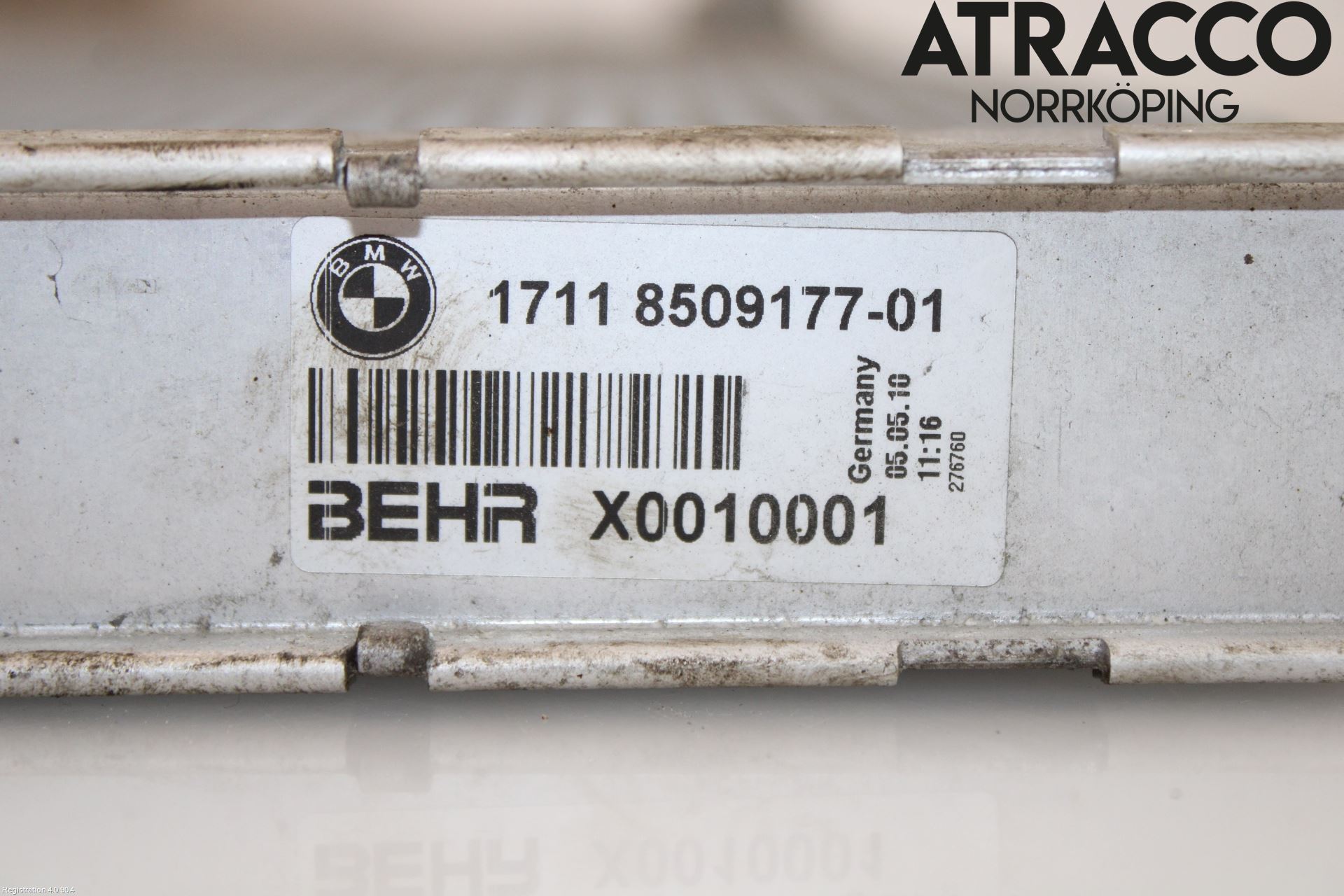 BMW 5 F10/F11/F18 09-17 Radiator Manuell