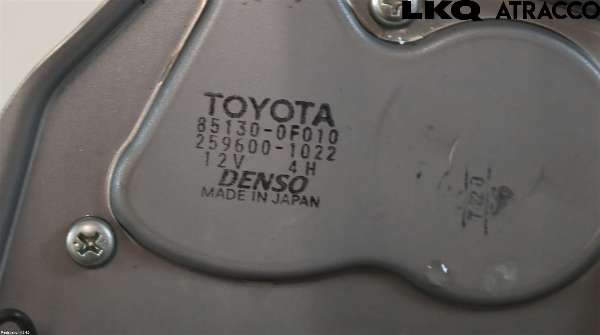 Toyota COROLLA VERSO 04-07 Viskermotor Bakluke