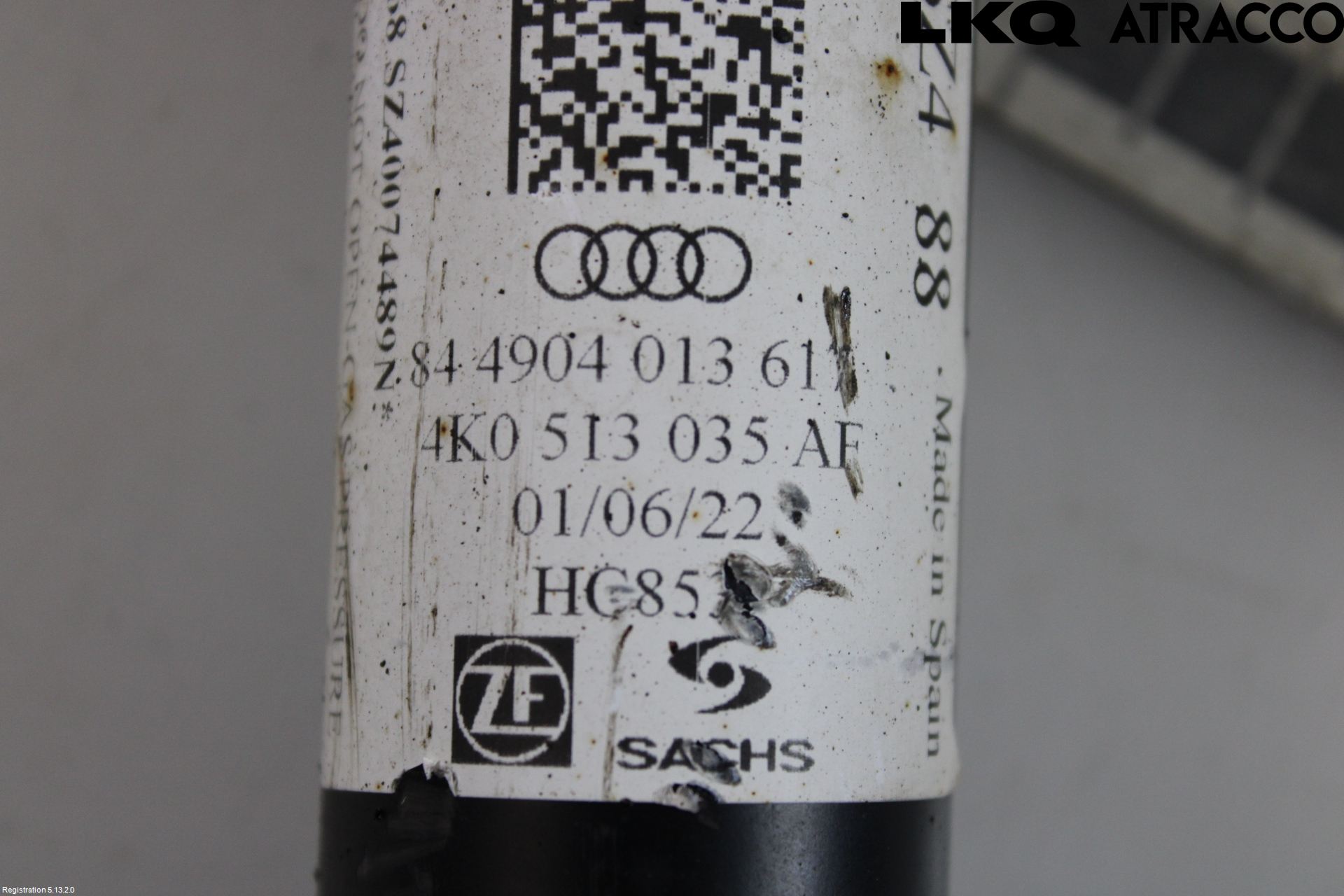 Audi A6/S6 E-TRON 24- Støtdemper Bak