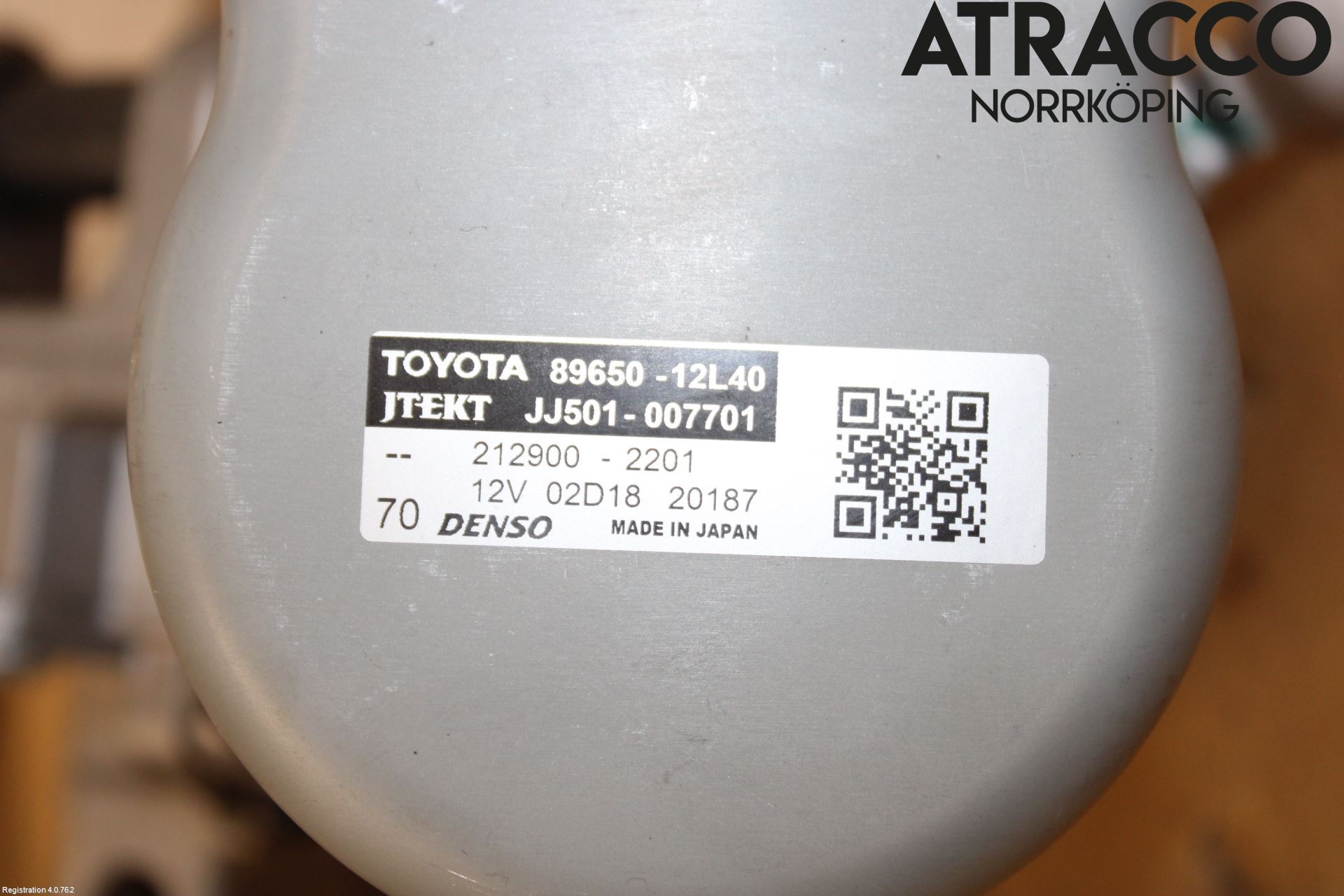 Toyota COROLLA 19- Rattakselaggregat Innebygd Servo