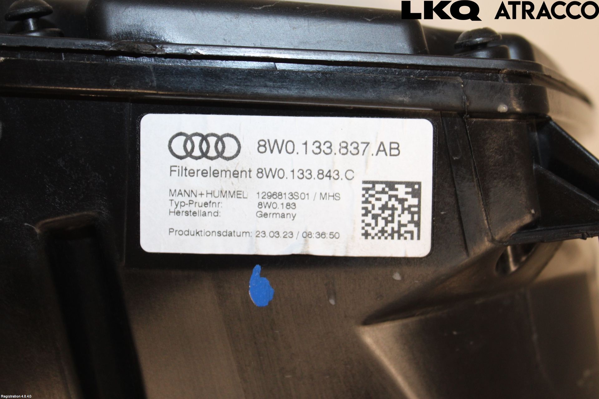 Audi A4/S4 B9 20- Luftfilter Boks