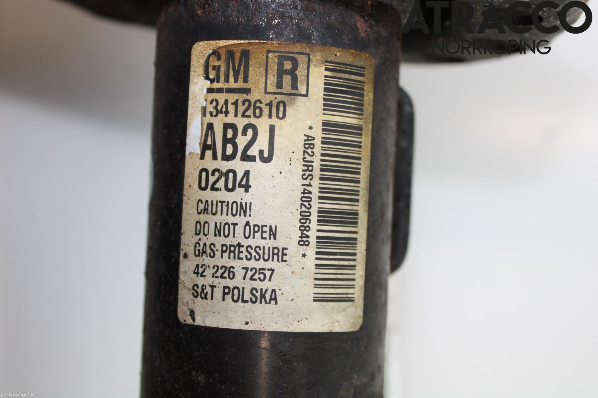 Opel ASTRA J 10-15 Fjærbein Foran Høyre