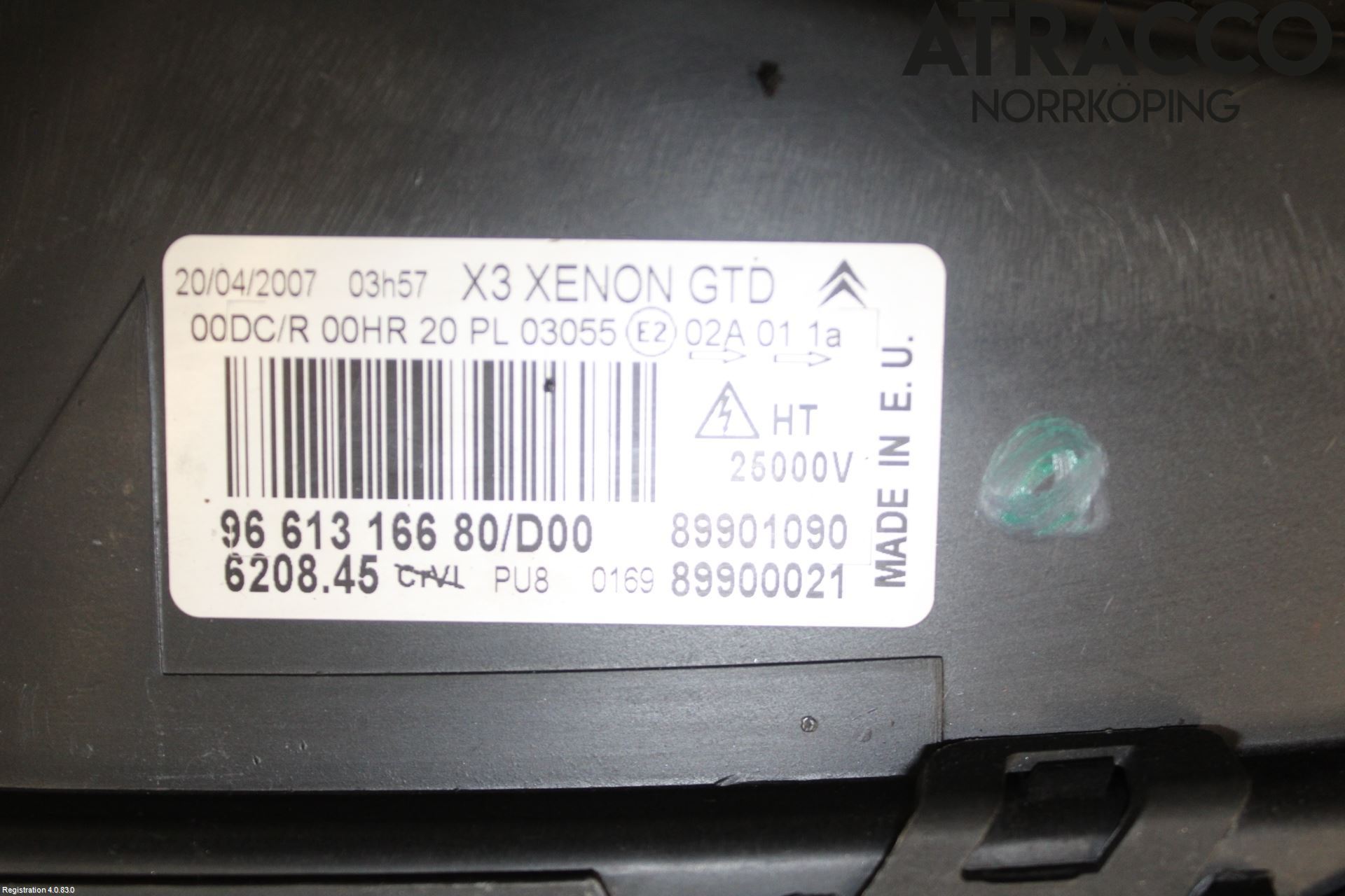Citroen C5     05-08 Frontlykt Venstre