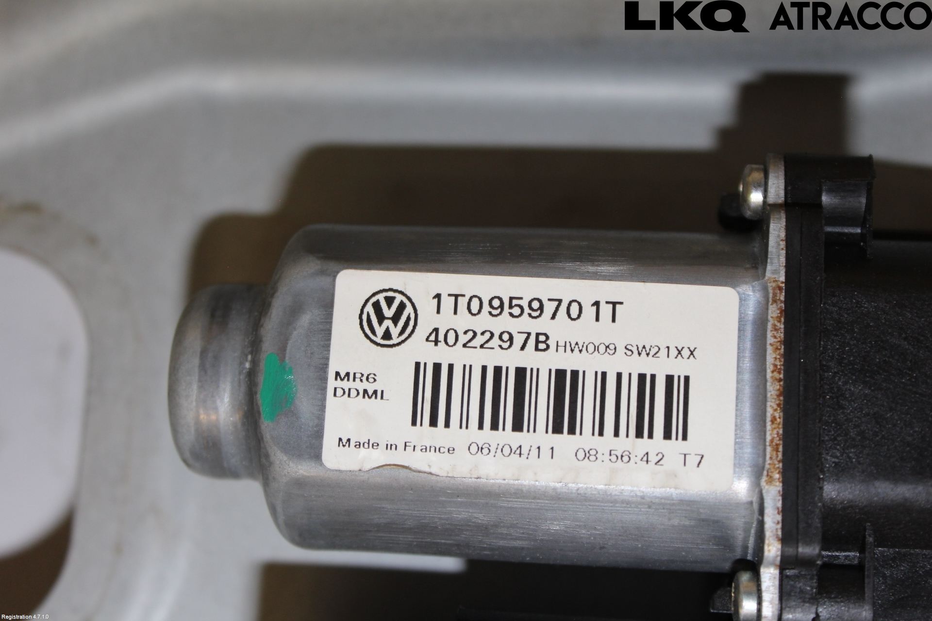 Volkswagen VW TOURAN 10-15 Vindusheis El Komp