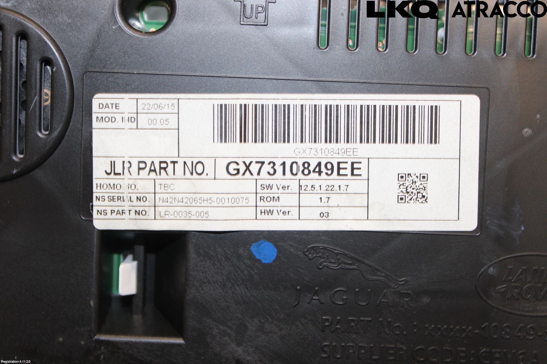 Jaguar XE (X760) 15-24 Instr Kombinert