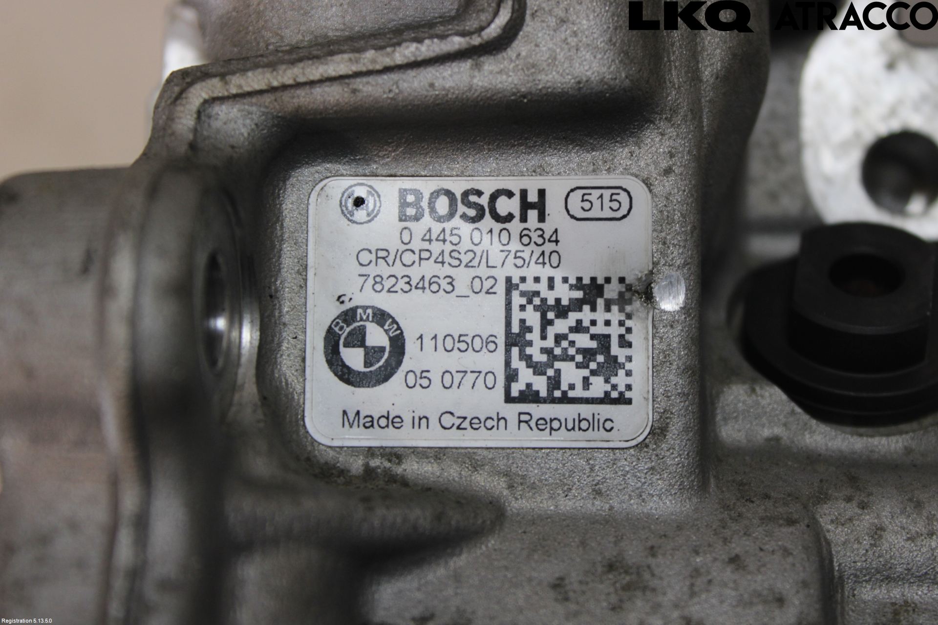 BMW 5 F10/F11/F18 09-17 Drivstoff Dieselpumpe Hoved