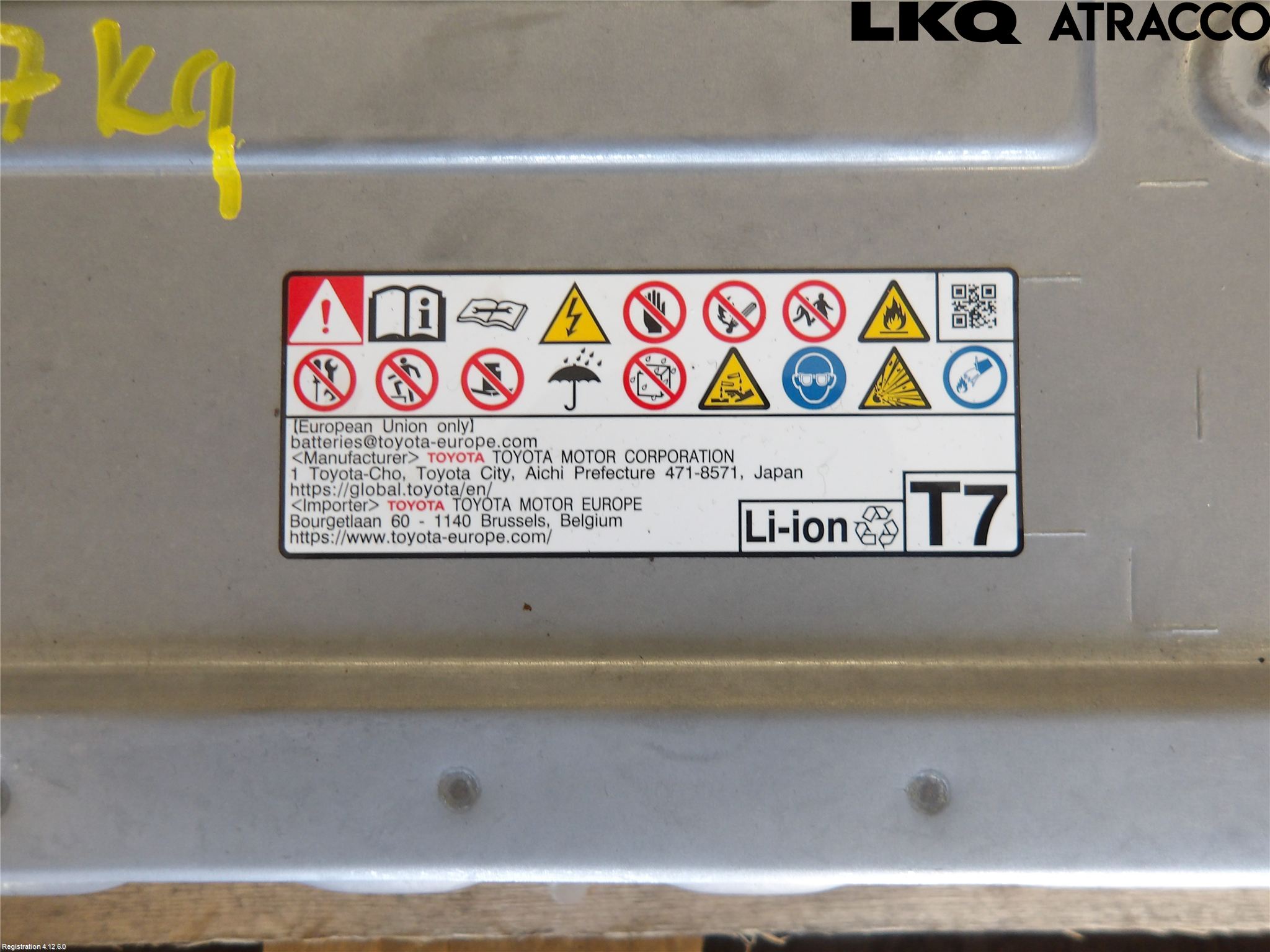 Toyota YARIS CROSS XP21 21- Hybrid Batteri