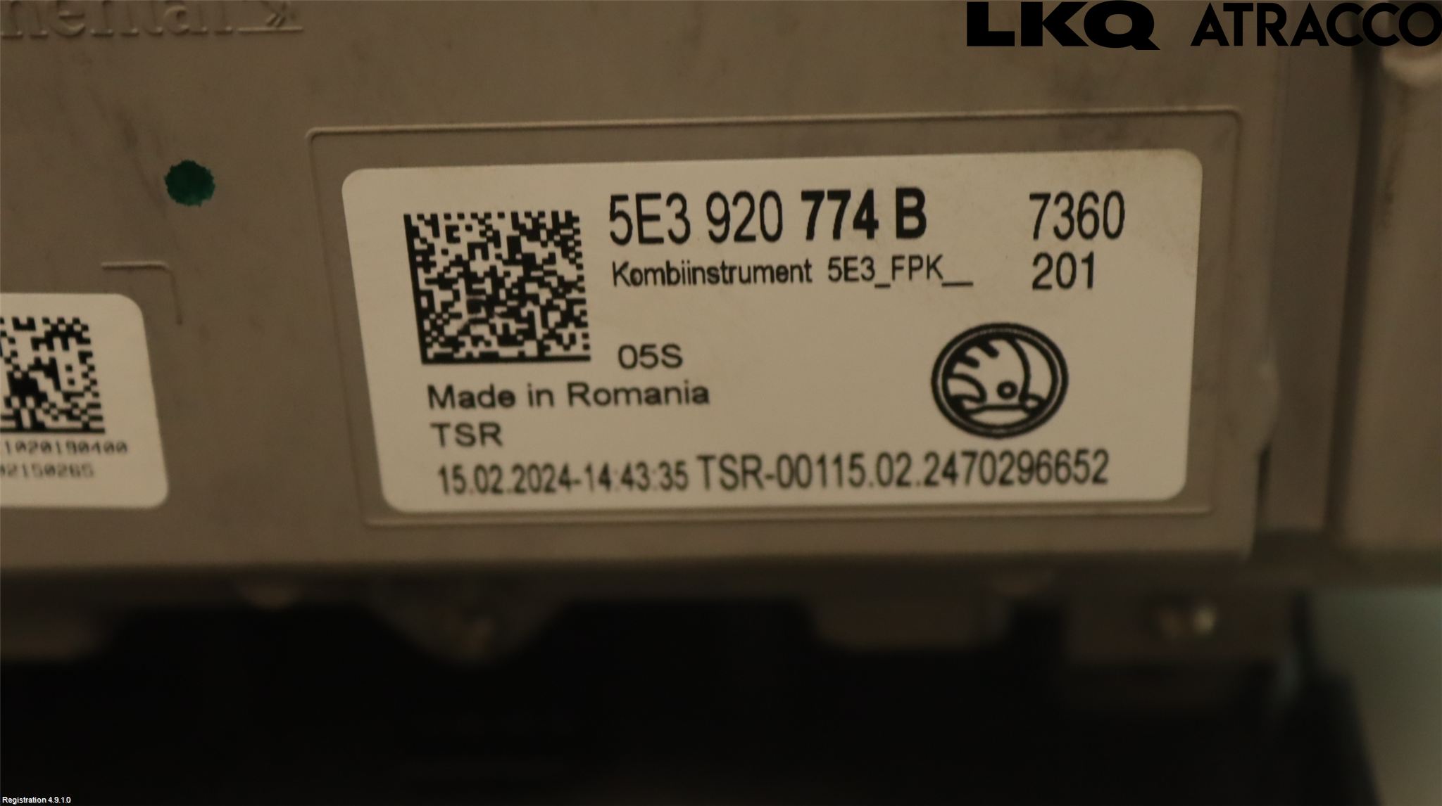 Skoda OCTAVIA (NX) 20- Instr Kombinert
