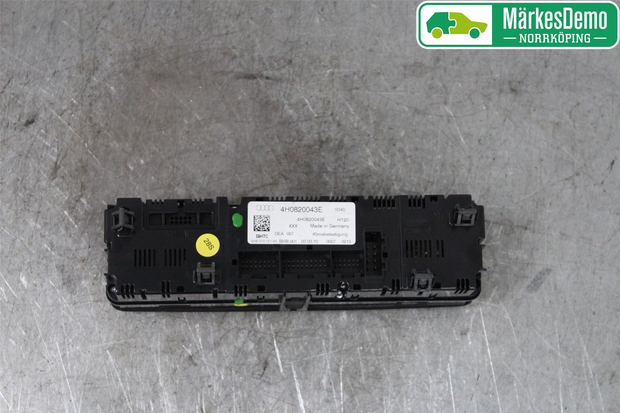 Audi A8/S8 4H 10-17 Varmeapparat Panel(Regulering)