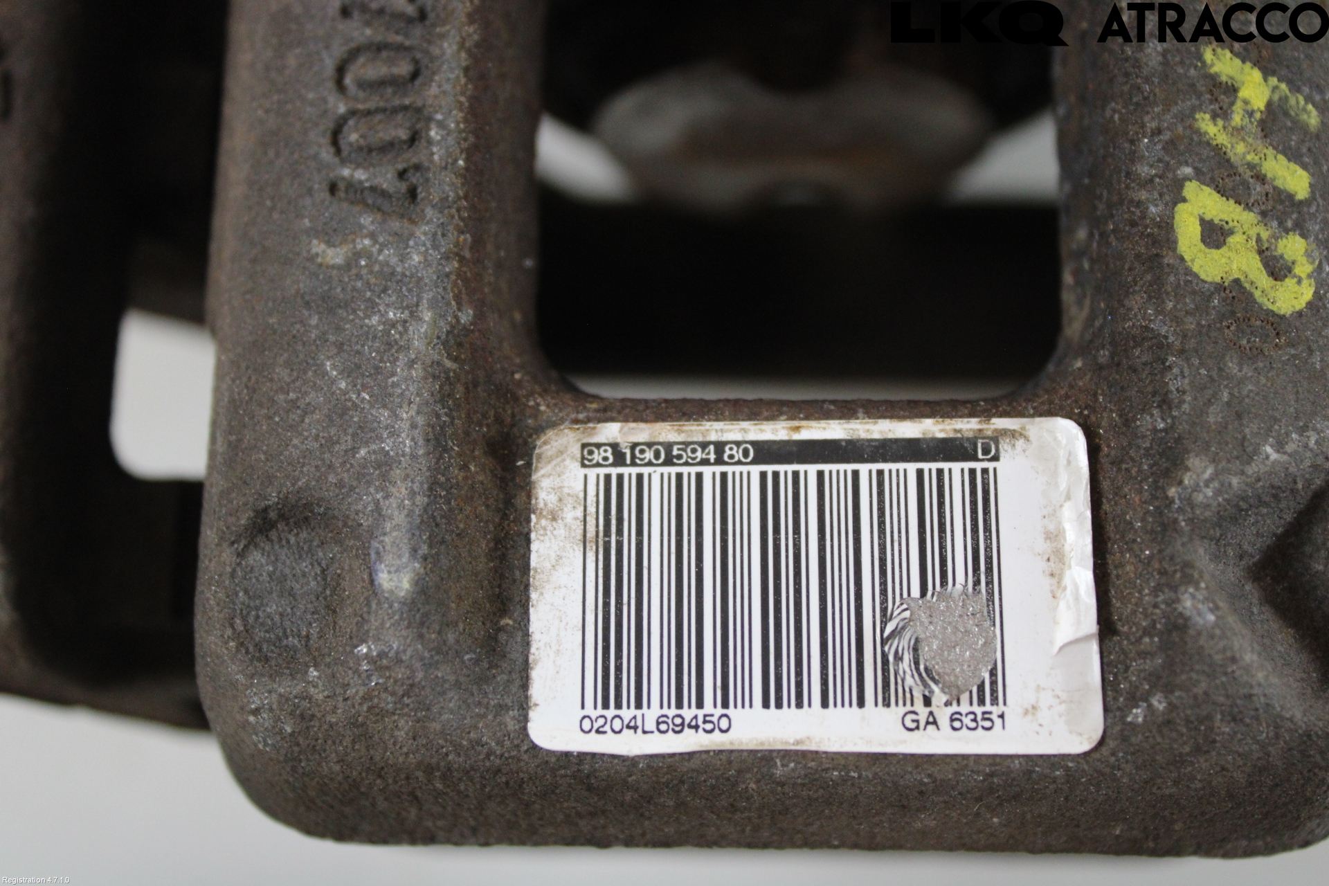 Opel CORSA F, CORSA-E 20- Bremsecaliper Bak Høyre
