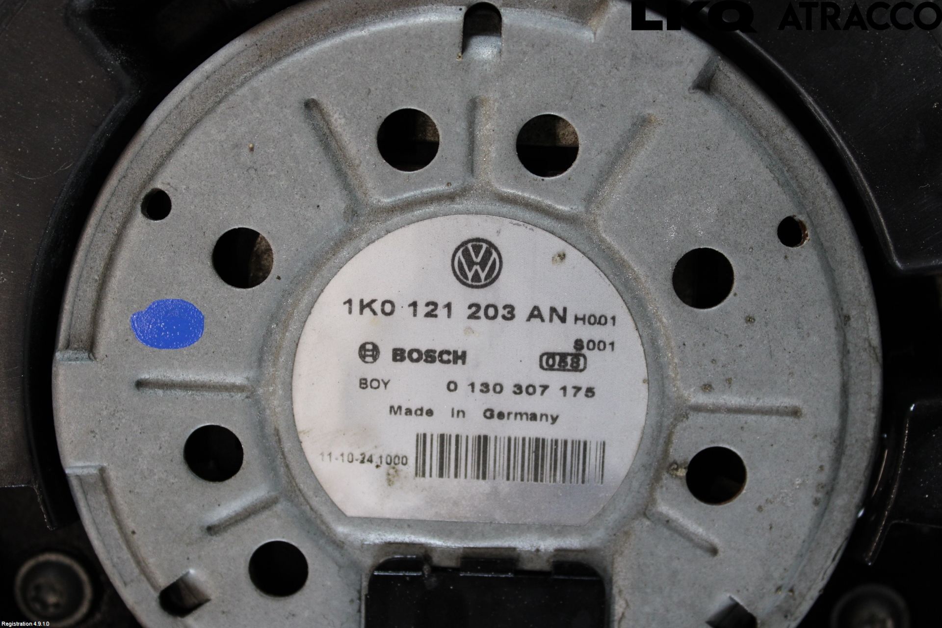 Volkswagen VW GOLF VI 09-13 Kjølevifte Elektrisk