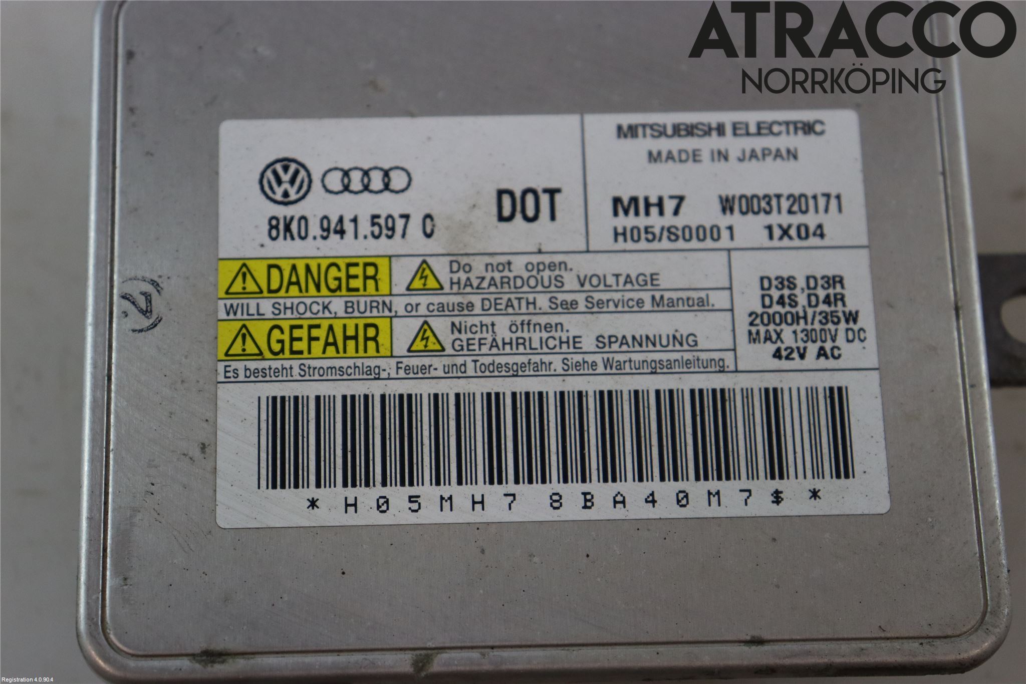 Volkswagen VW TIGUAN 07-16 Styreenhet Xenon