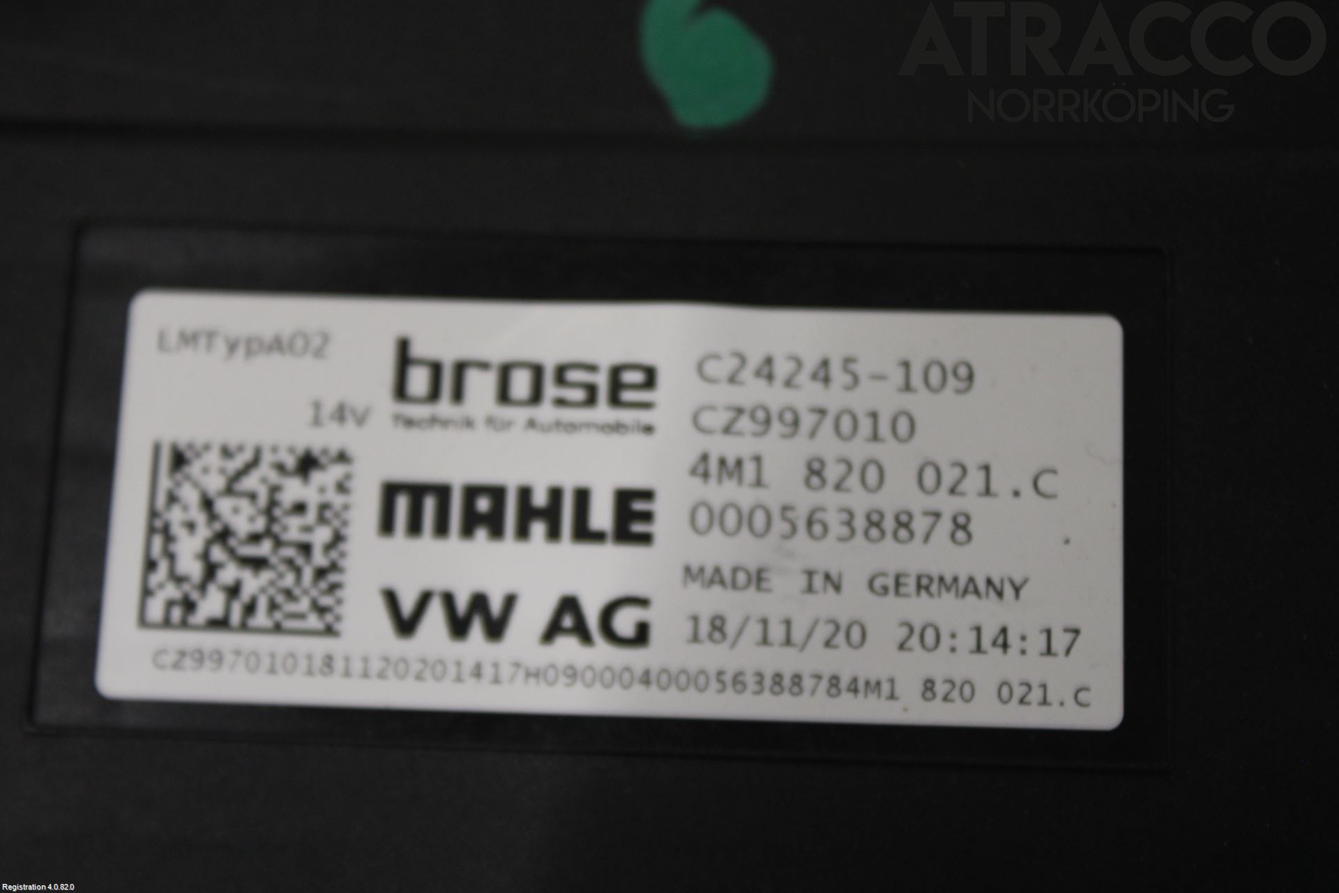 Audi Q5/SQ5 17- Varmeapparat Viftemotor