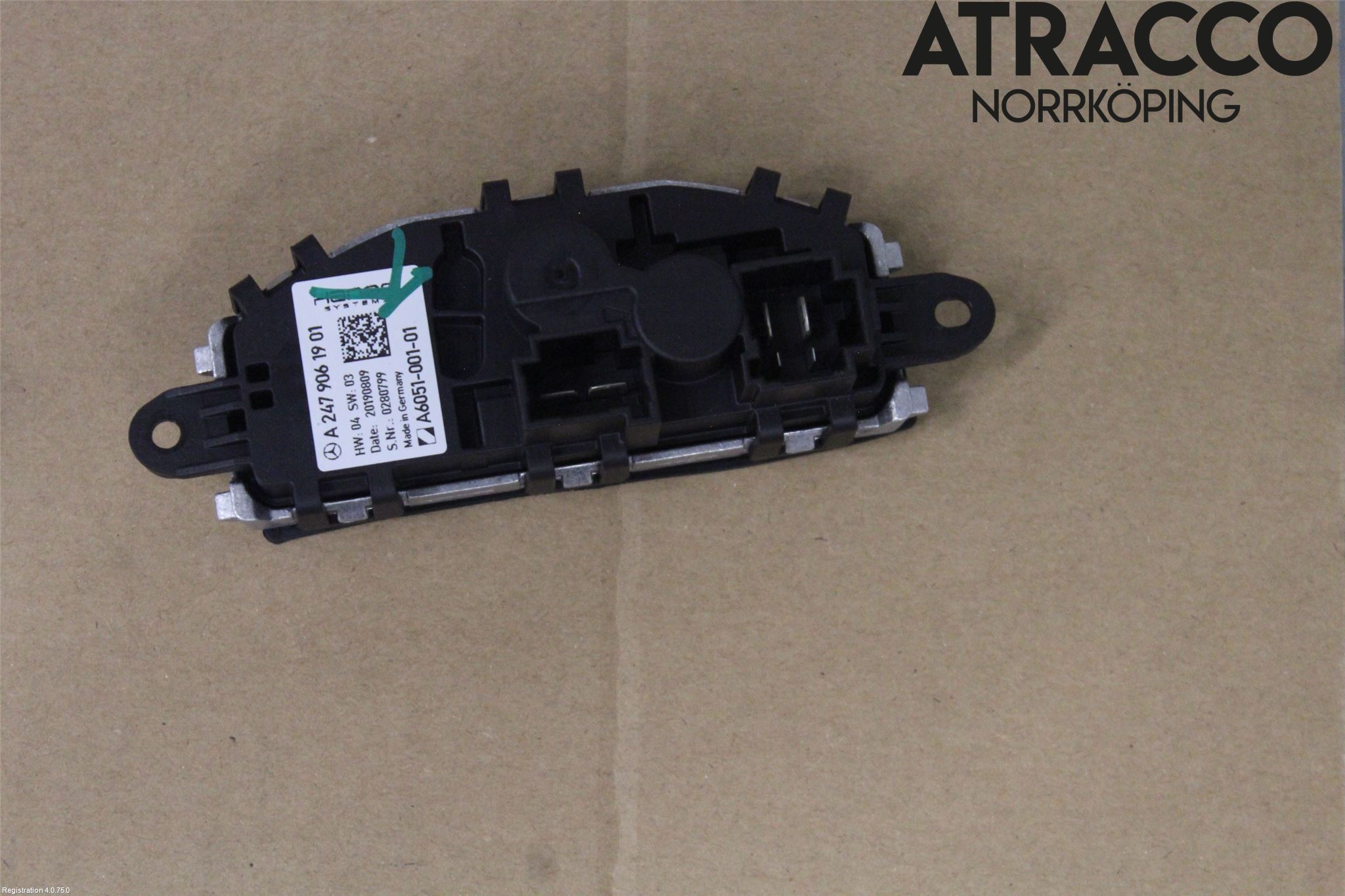 Mercedes-Benz MB A-KLASS (W177) 18- Varmeapparat Viftemotstand