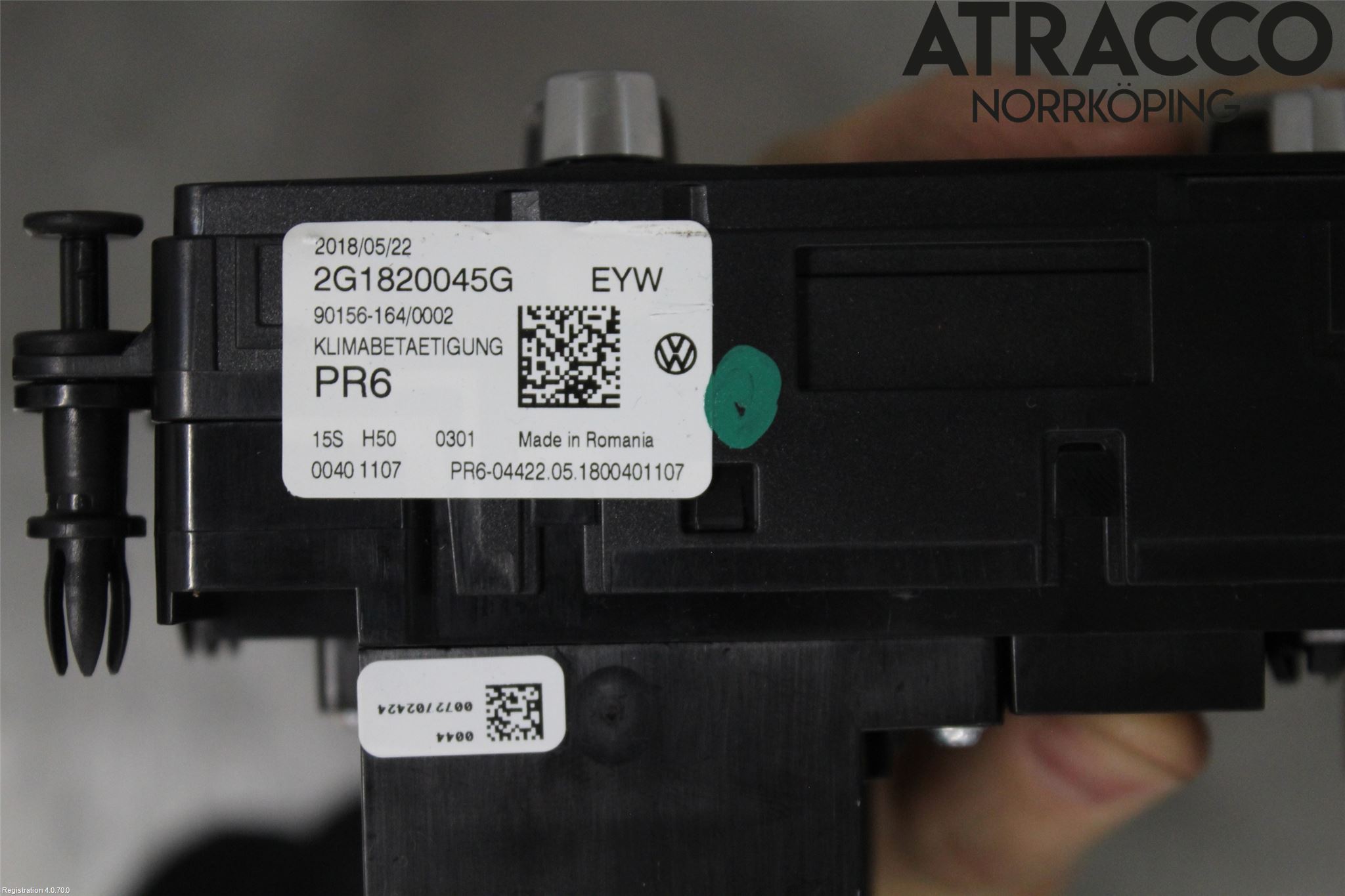 Volkswagen VW POLO VI 18->> Varmeapparat Panel(Regulering)