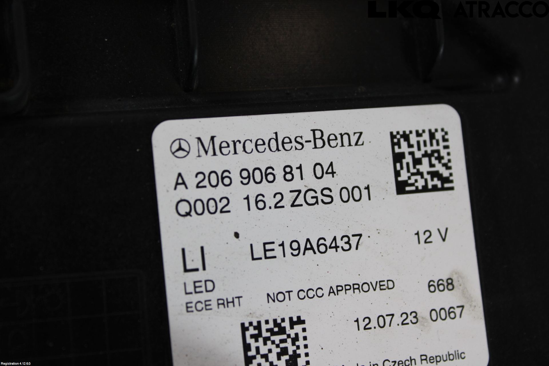 Mercedes-Benz MB C-KLASS (W206) 21- Frontlykt Venstre