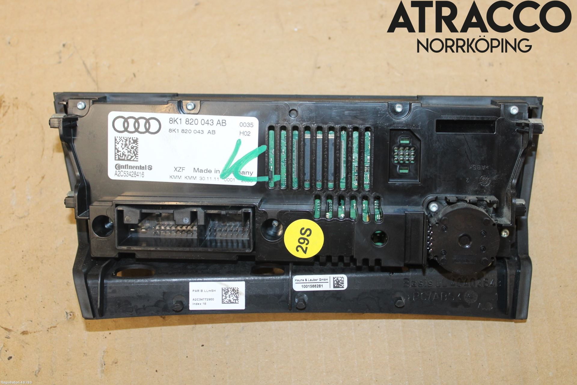 Audi A5 07-16 Varmeapparat Panel(Regulering)