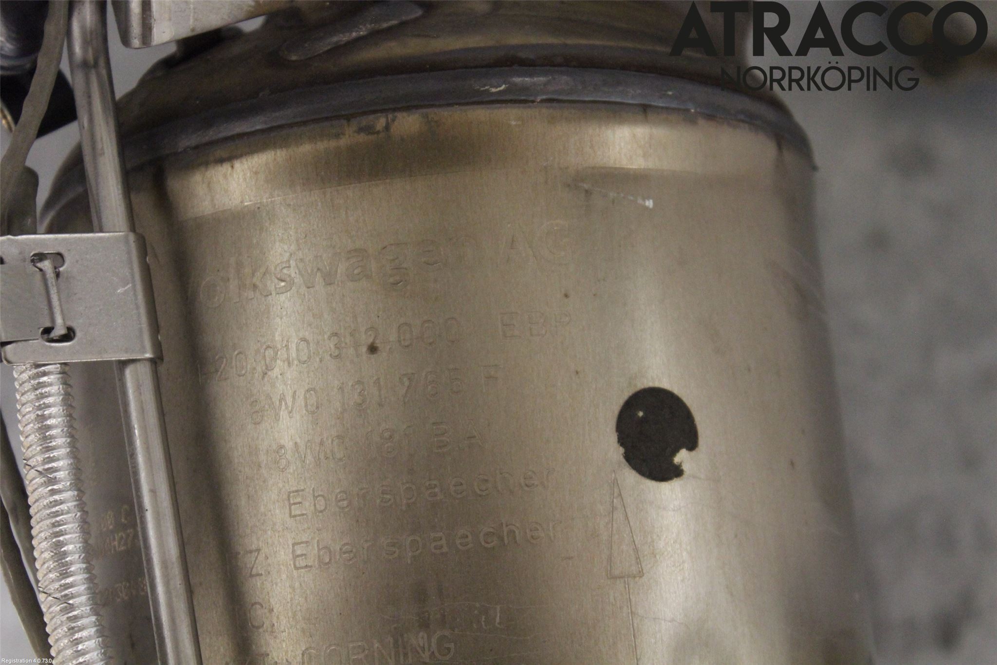 Audi A5 17- Eksos Partikketfilter