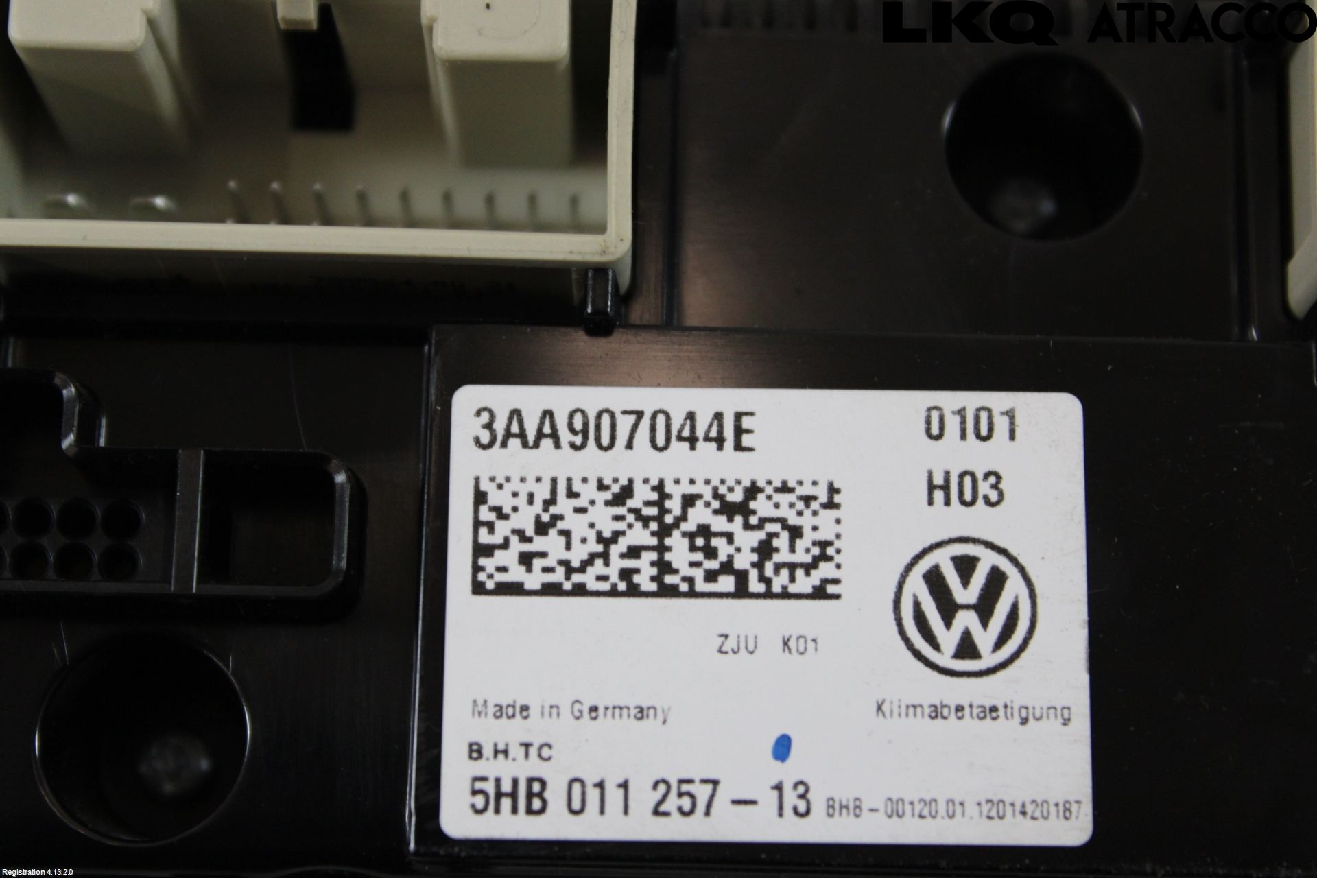 Volkswagen VW PASSAT CC 08-16 Varmeapparat Panel(Regulering)