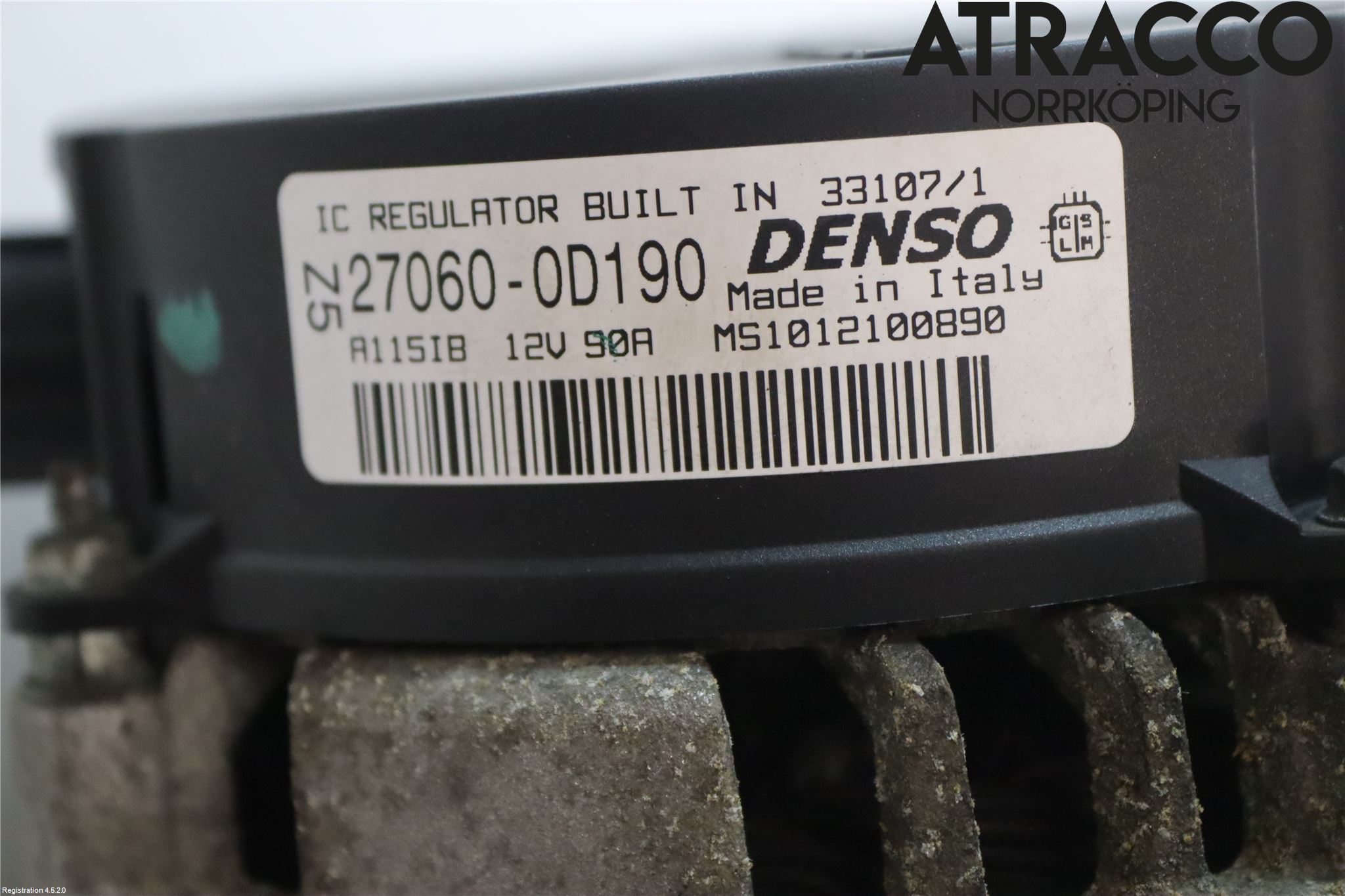 Toyota COROLLA VERSO 08-09 Dynamo
