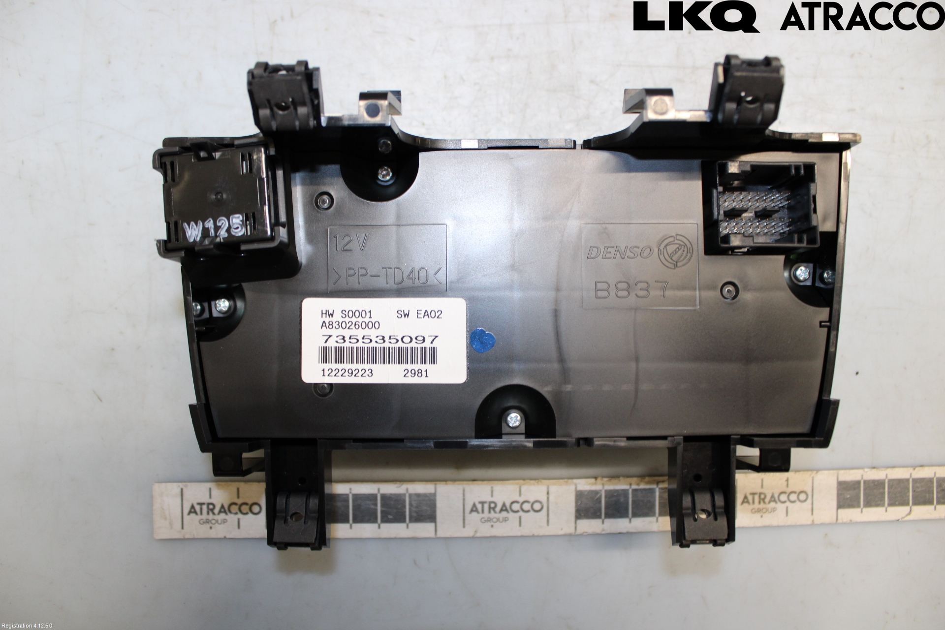Fiat DUCATO 15-23 Varmeapparat Panel(Regulering)