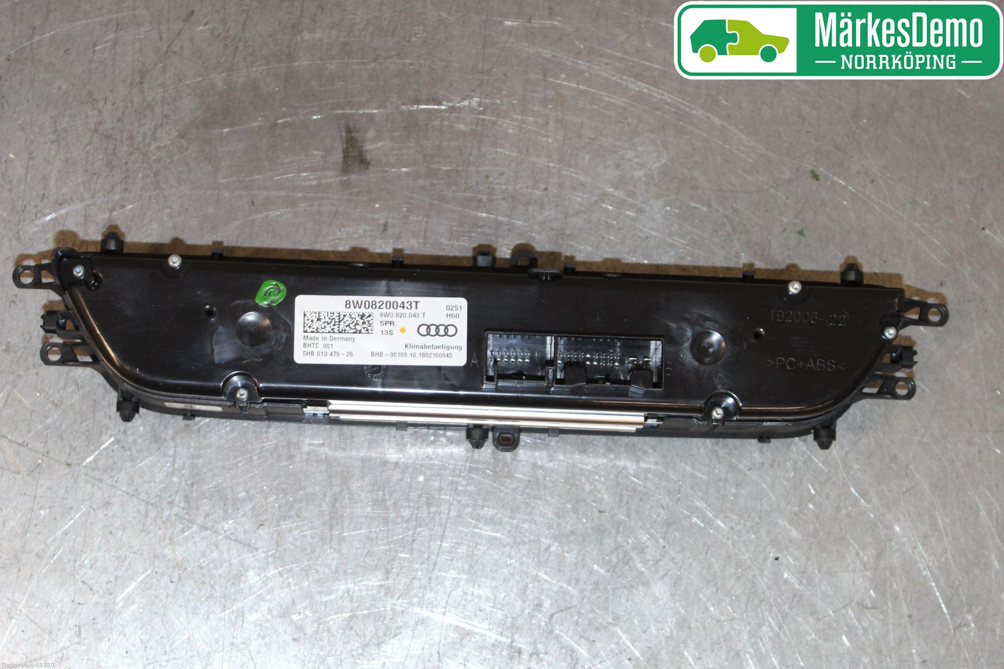 Audi A4/S4 B9 16-19 Varmeapparat Panel(Regulering)