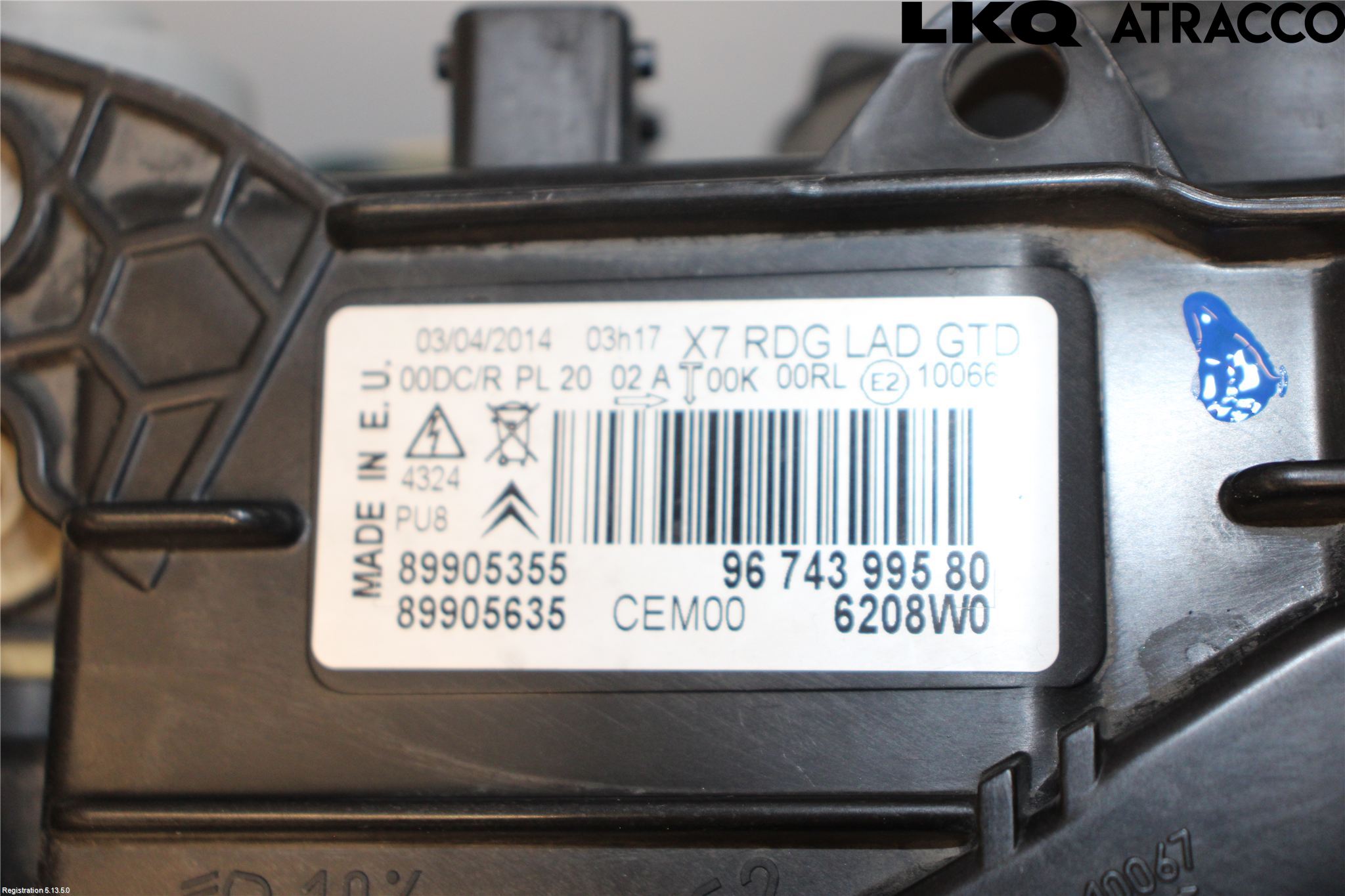 Citroen C5 08-17 Frontlykt Venstre