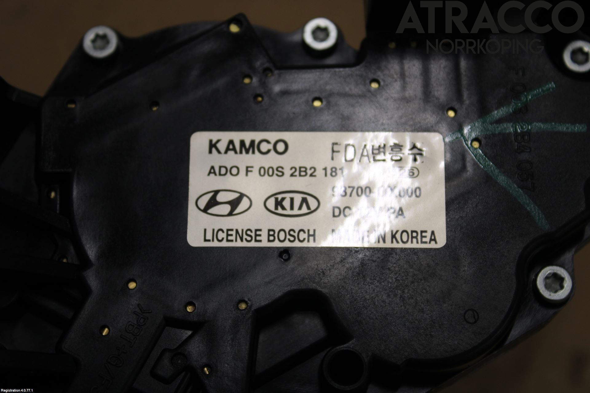Hyundai i10 PA 08-13 Viskermotor Bakluke