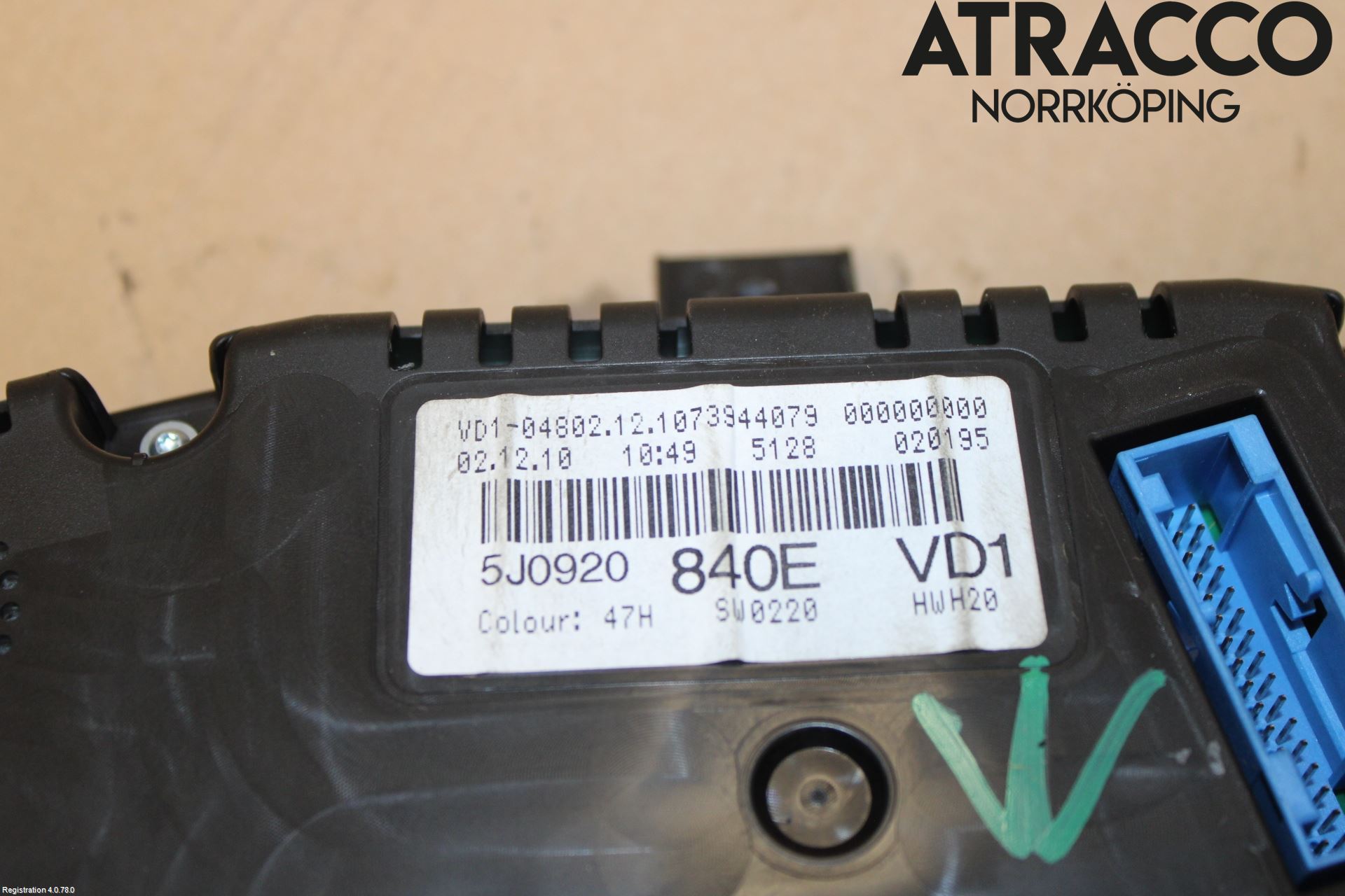 Skoda FABIA 07-14 Instr Kombinert